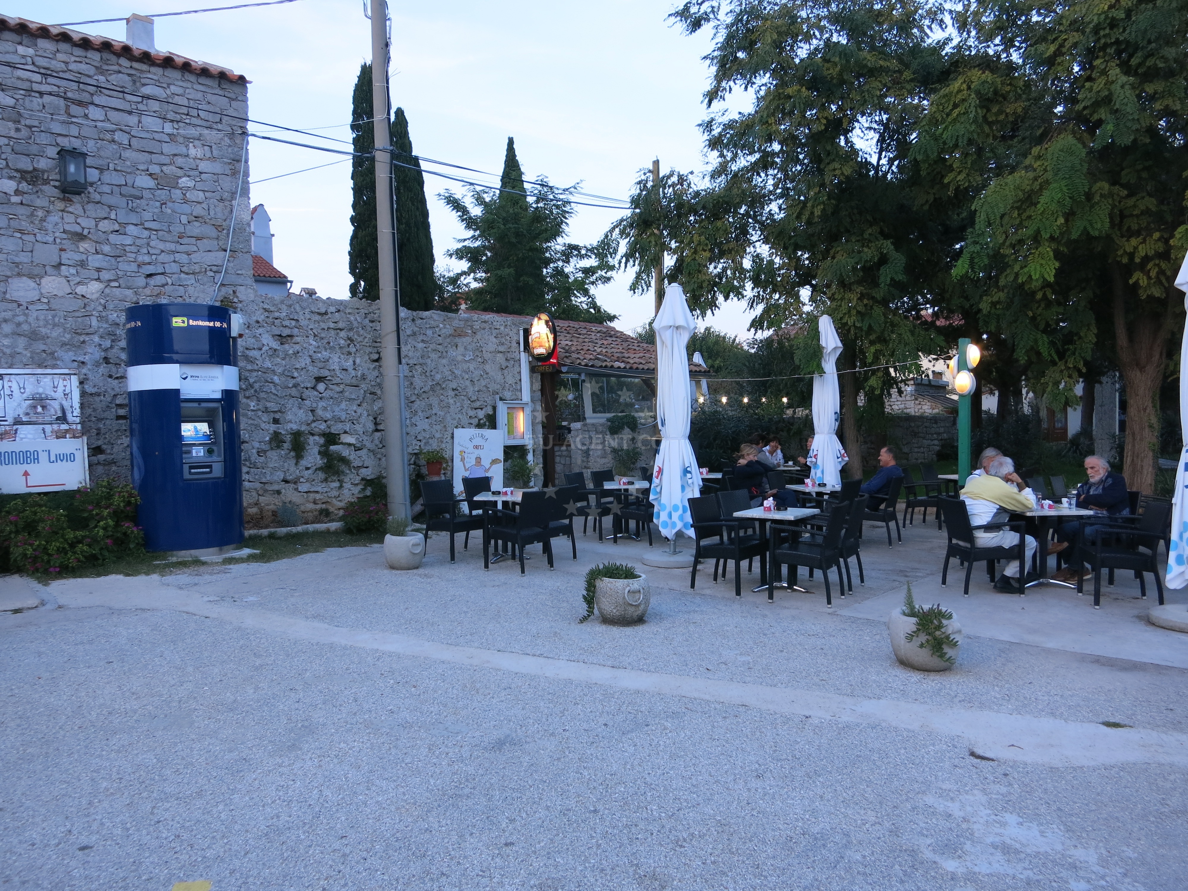 Orfey Restaurant in Osor, Cres, Istria and Kvarner, Croatia