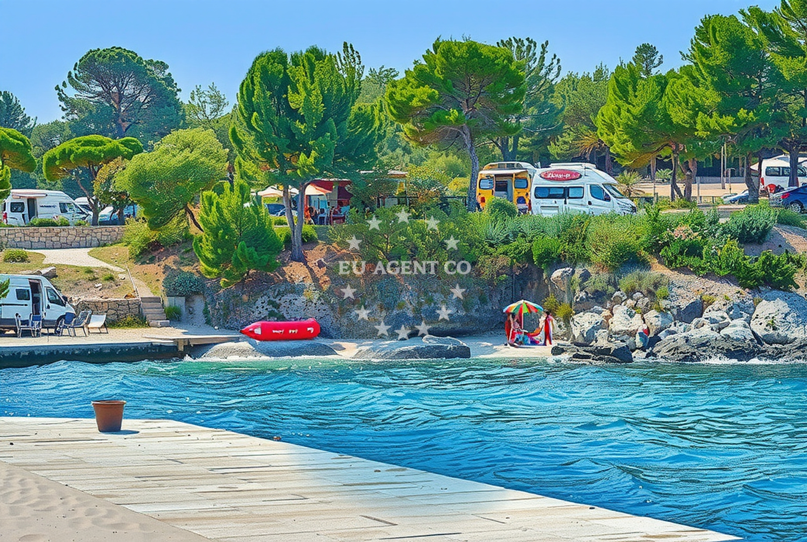 Approach and location view of Restaurant Adria in Restaurant in Osor on the island Cres, Istria and Kvarner, Croatia photo 3