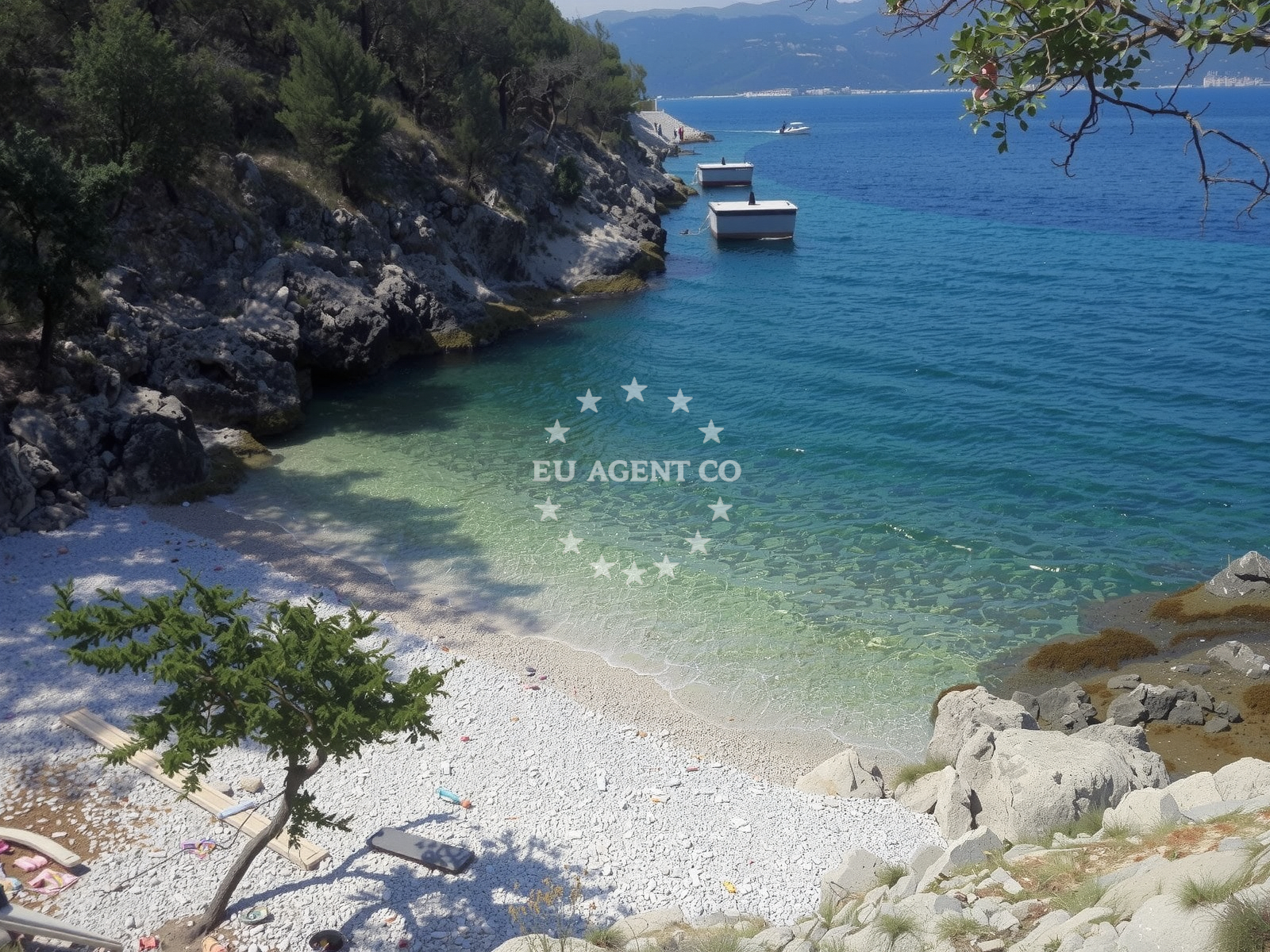 Anchorage at Stara Porozina, Cres, suitable for yachts and motorboats