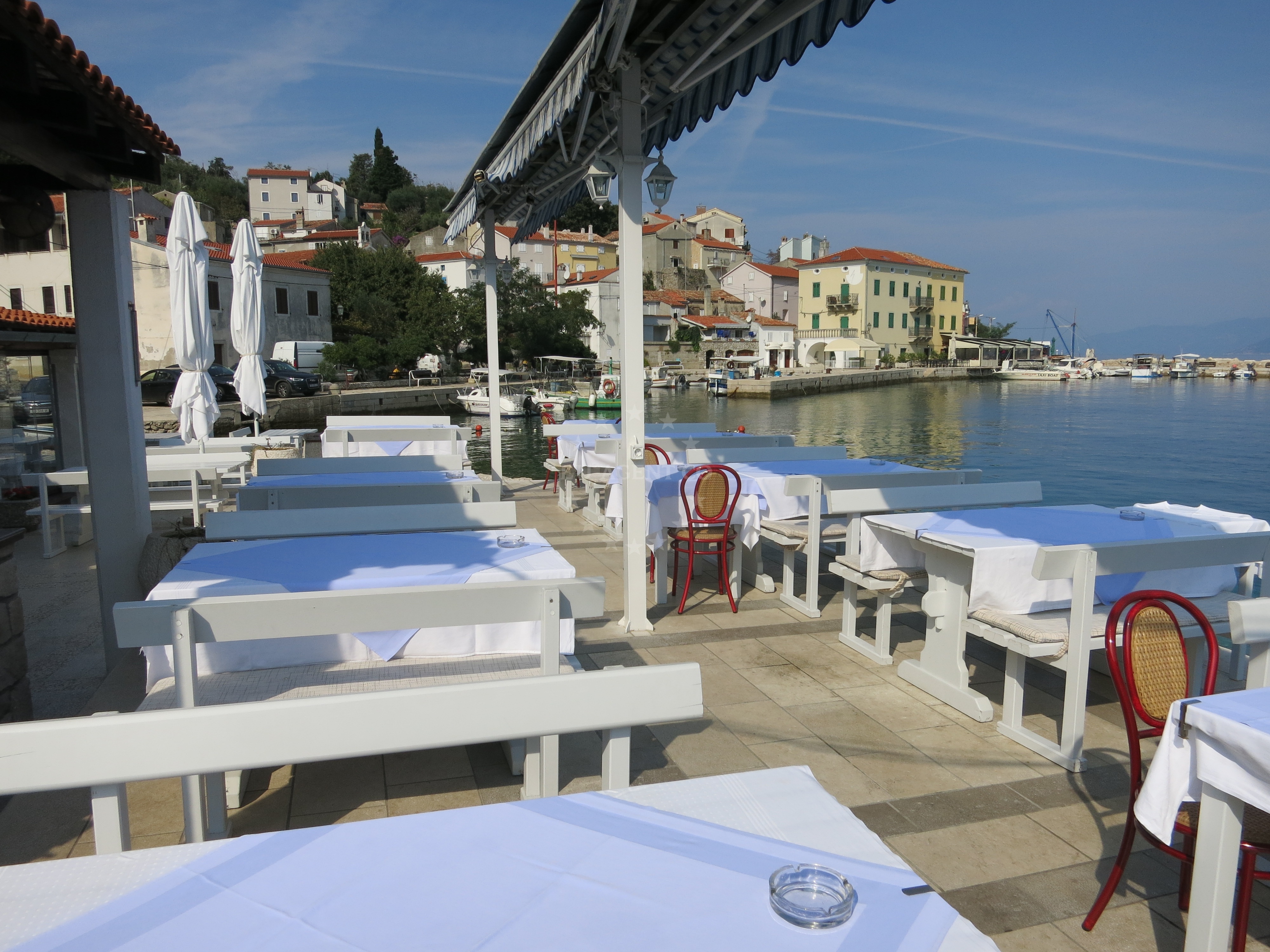 Na Moru restaurant in Valun, Cres, Croatia, with waterfront views