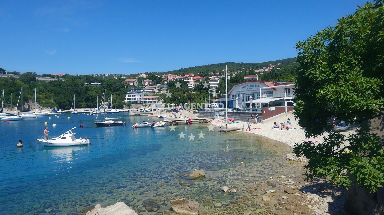 Glavani Restaurant overlooking the Adriatic Sea