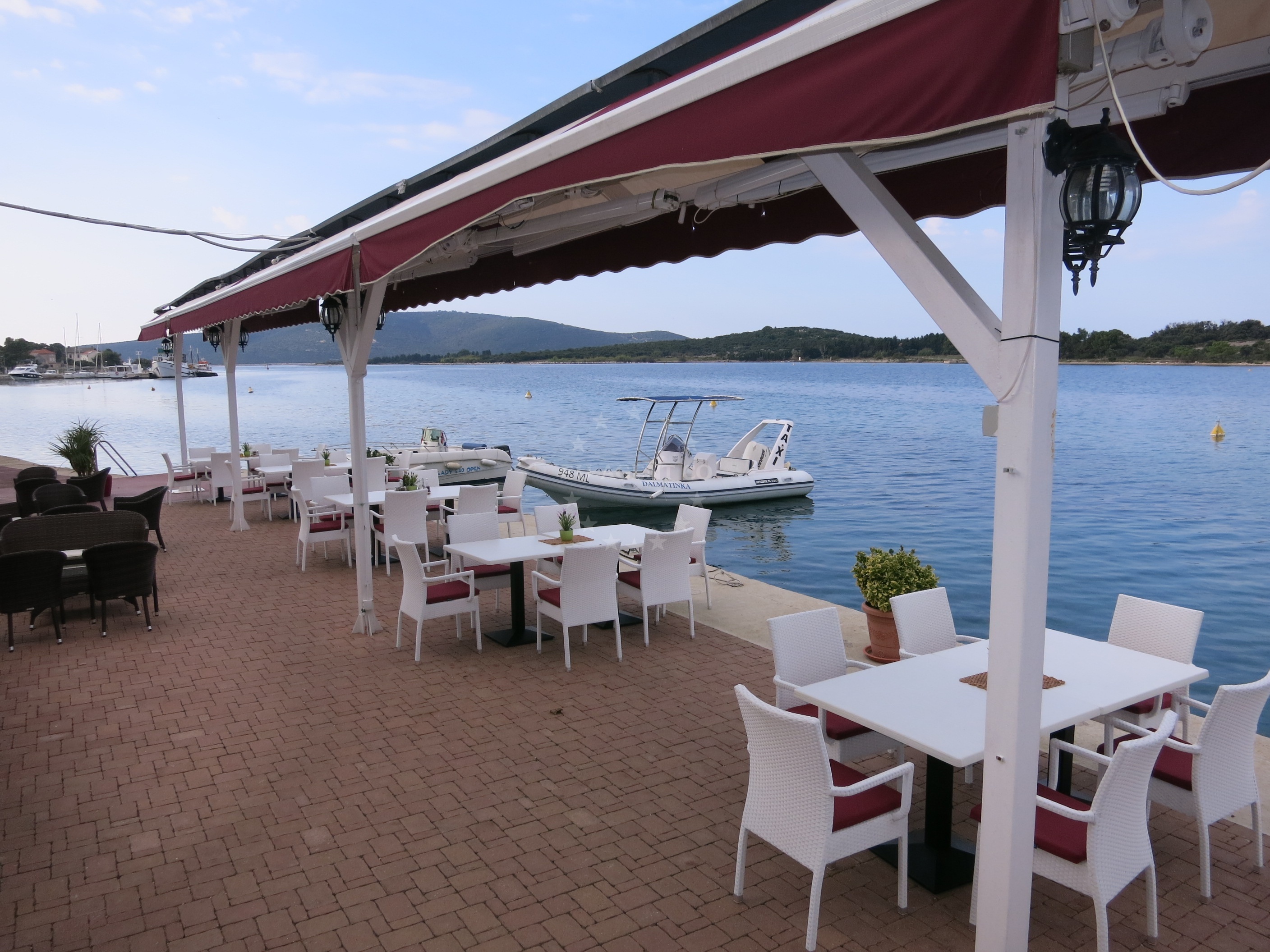 Fresh seafood dishes at Dalmatinka Restaurant, Ilovik
