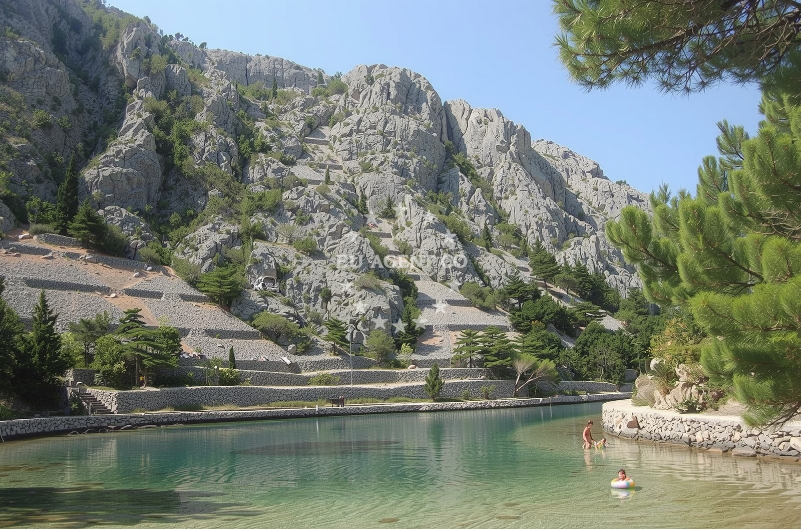 Untouched natural surroundings near Konoba Stina in Jablanac