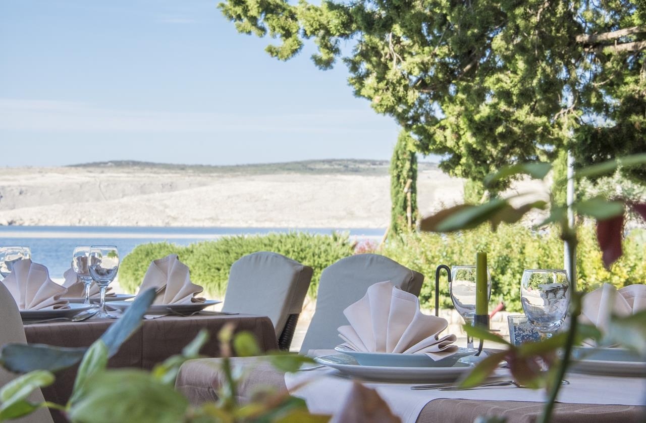 Restaurant Feral in Jadranovo, Croatia with views of the Adriatic Sea