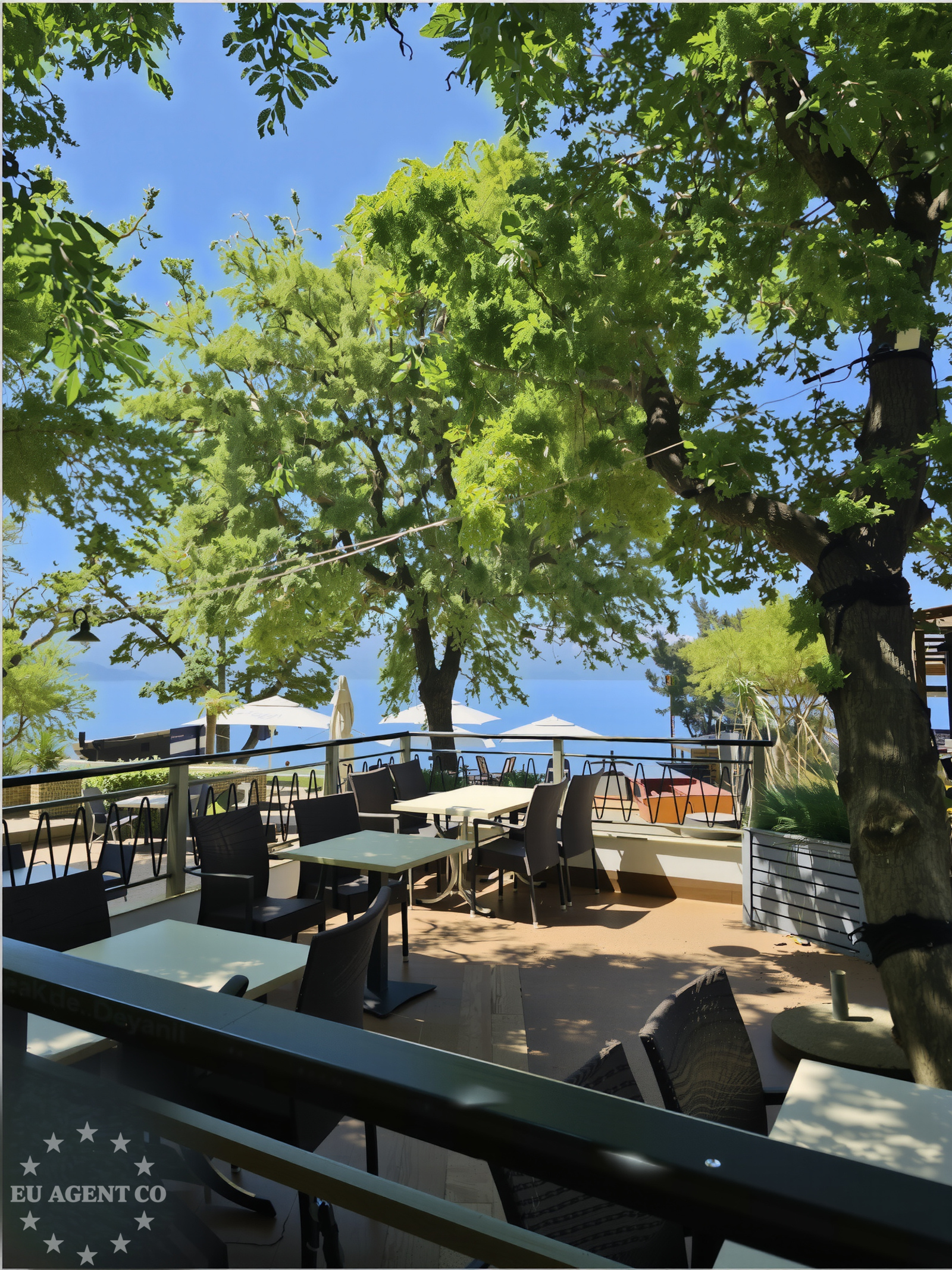 Restaurant in Glavotok, Krk overlooking the Adriatic Sea