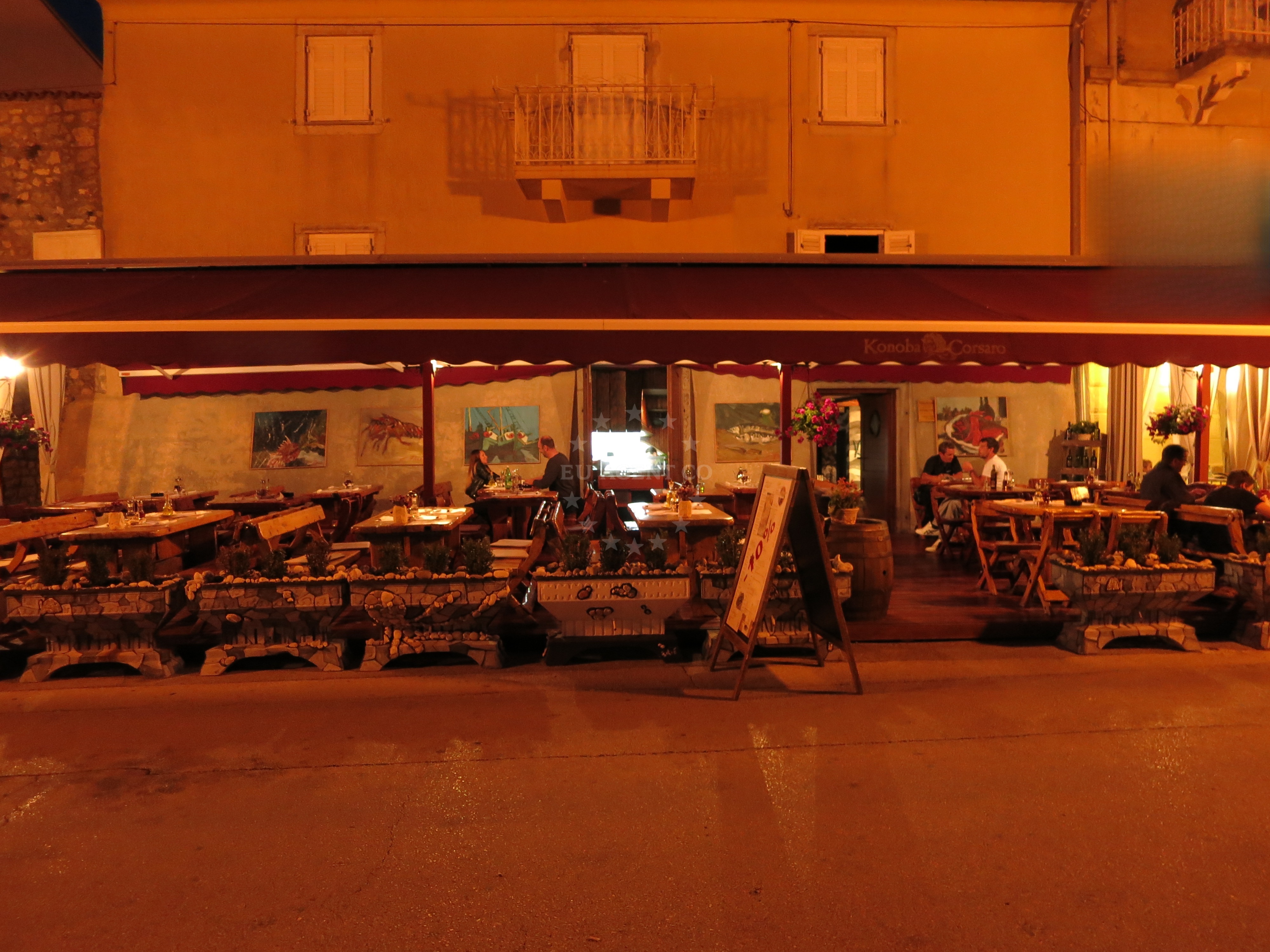 Konoba Corsaro Restaurant in Krk with panoramic sea views