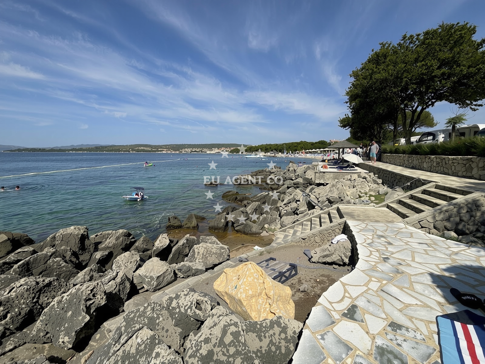 Marina Punat, a nearby docking point for yachts near Konoba Nono