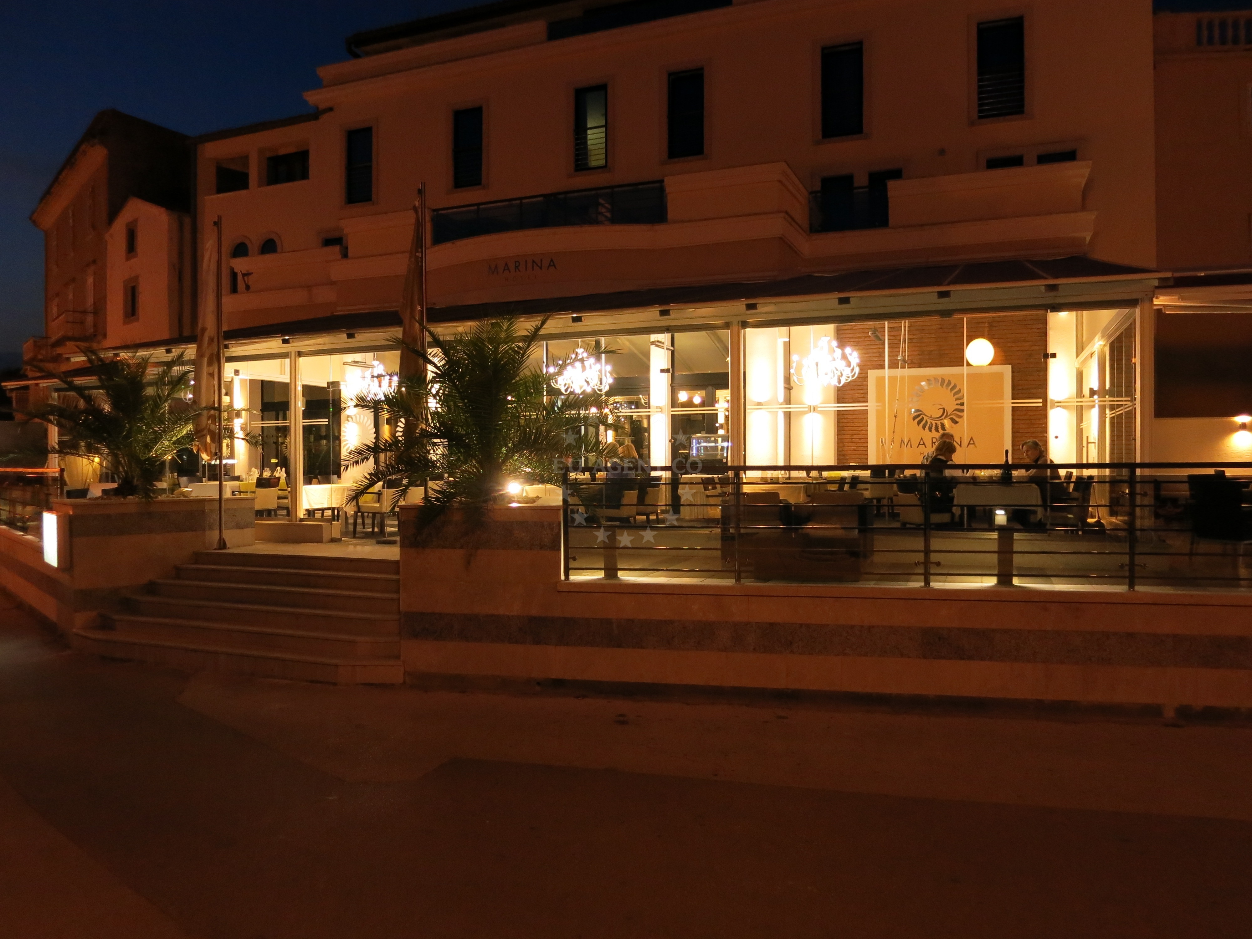 Marina Restaurant in Krk, Croatia