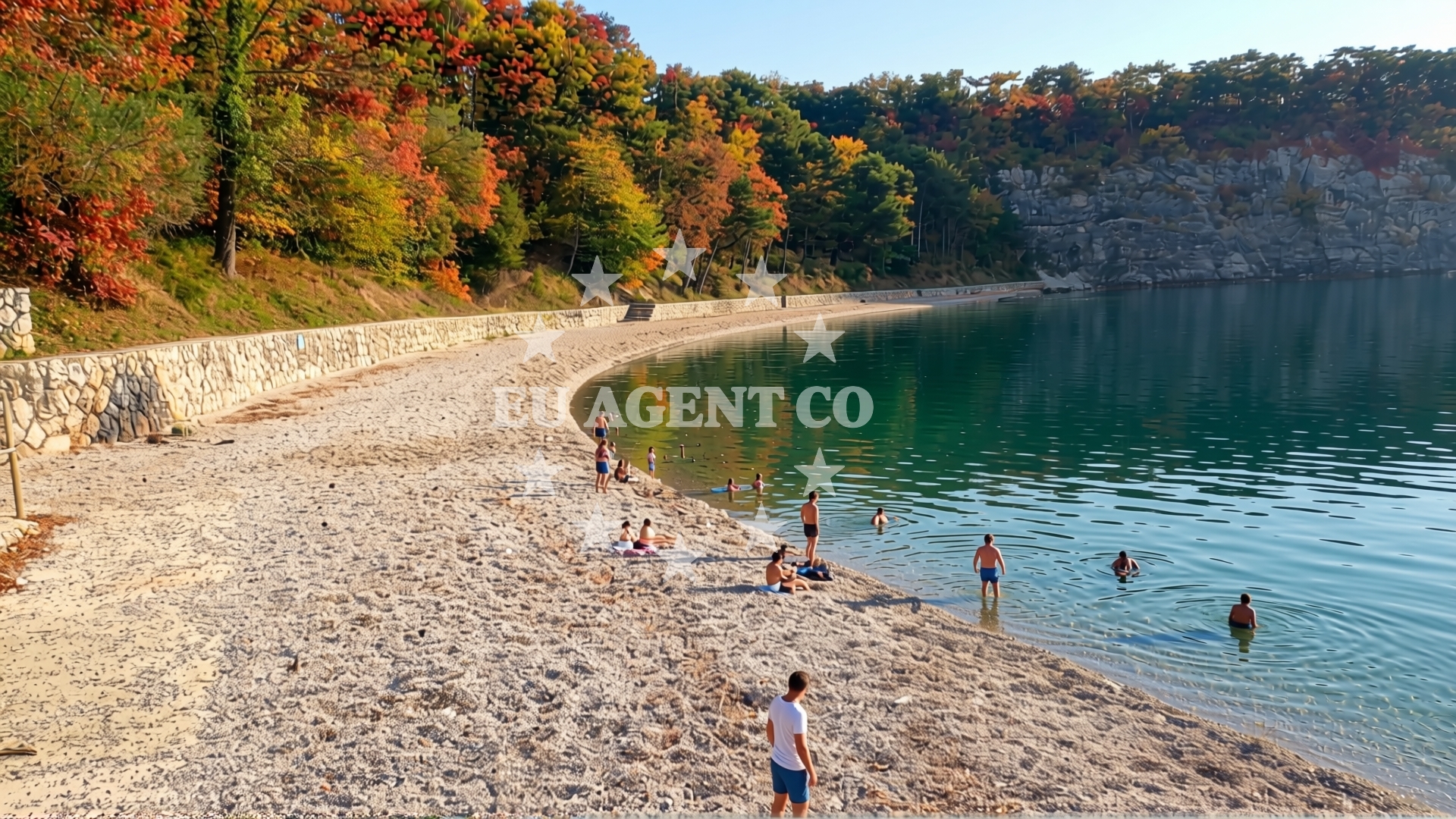 Waterfront restaurant in Omisalj, Krk with panoramic sea views