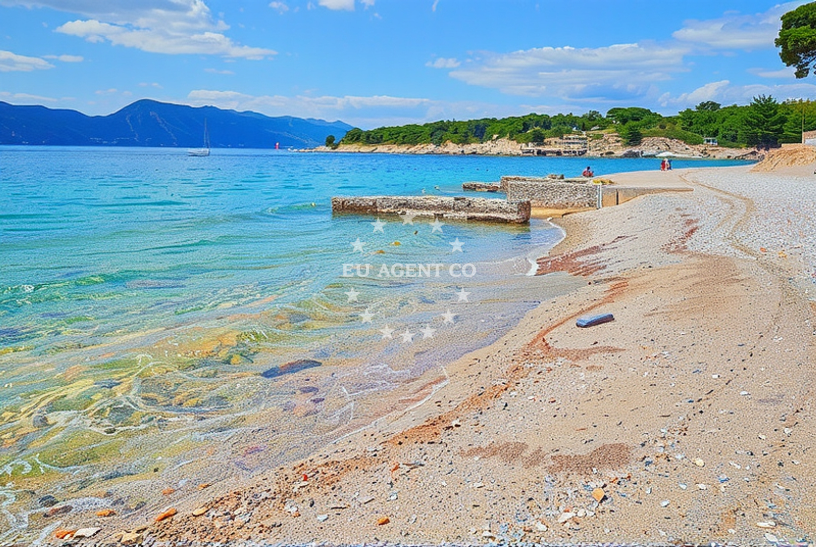 Mocca Beach near Pinezici, Krk