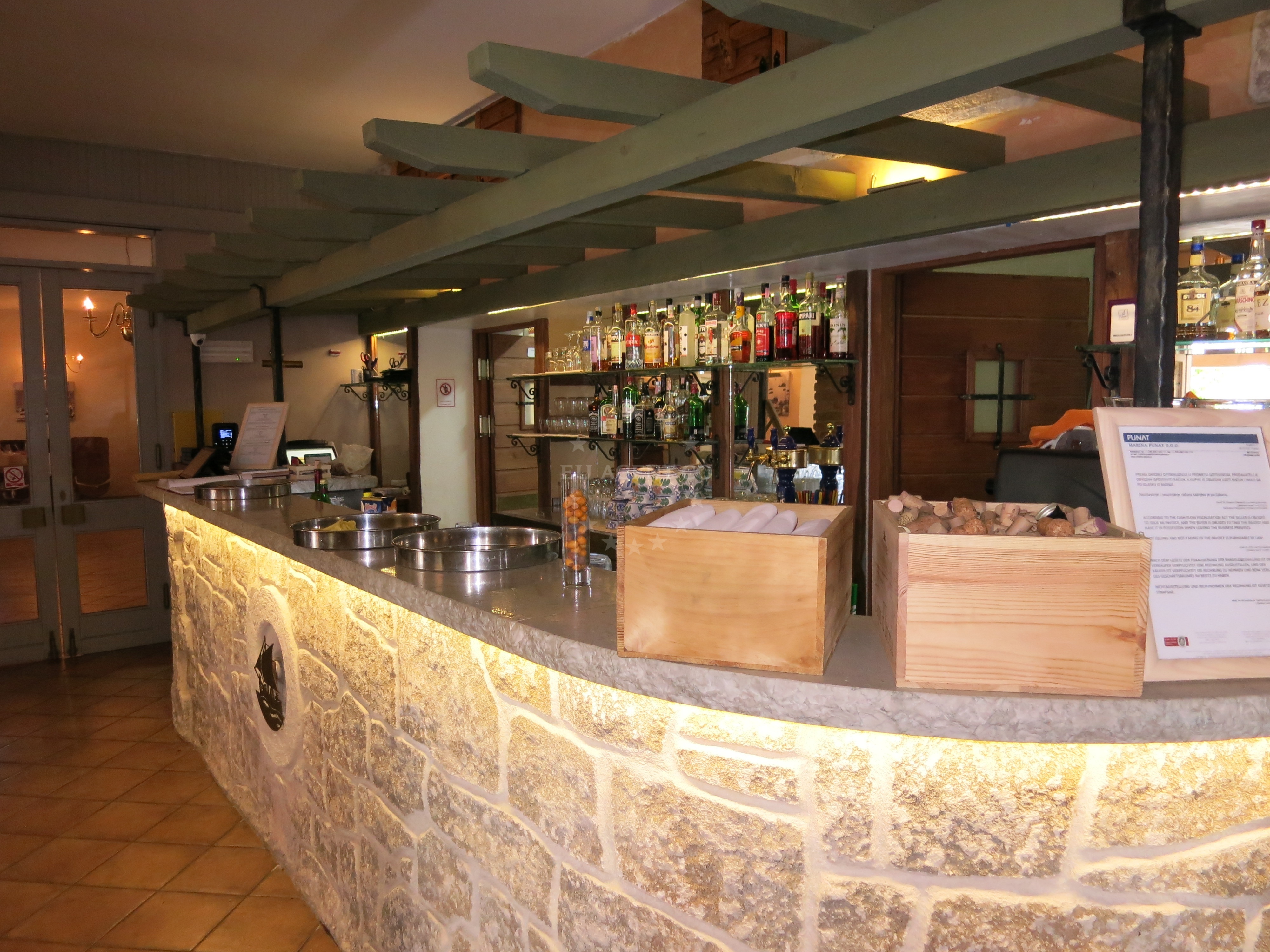 Dining area at Hotel Kanajt Restaurant, Punat, Krk