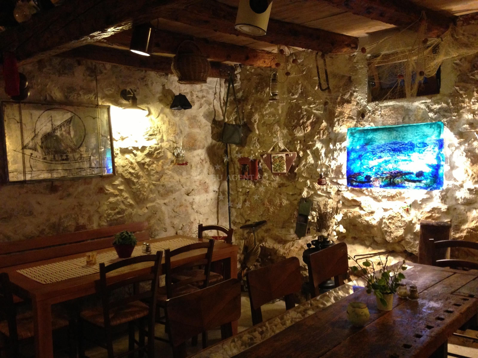 Konoba Ribice restaurant in Punat, Krk with a view of the sea