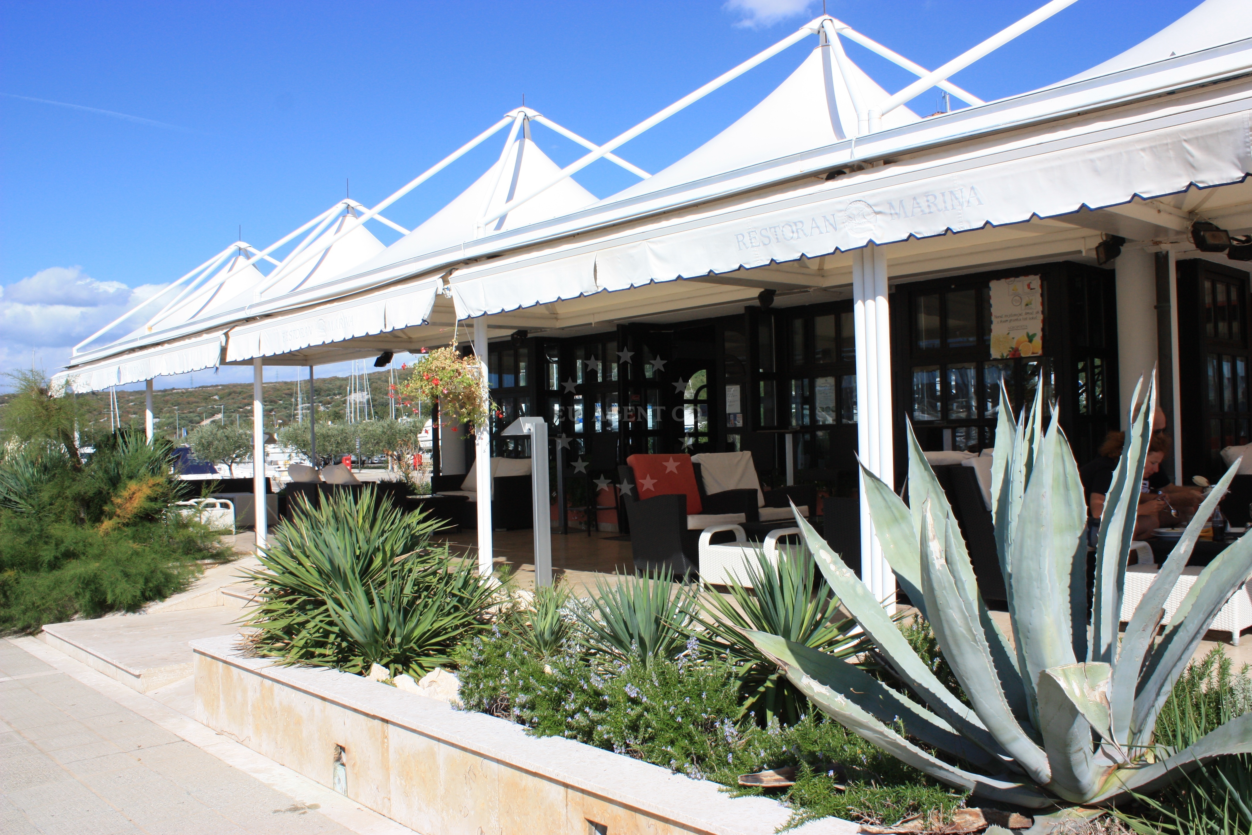 Marina Restaurant in Punat, Krk, Croatia