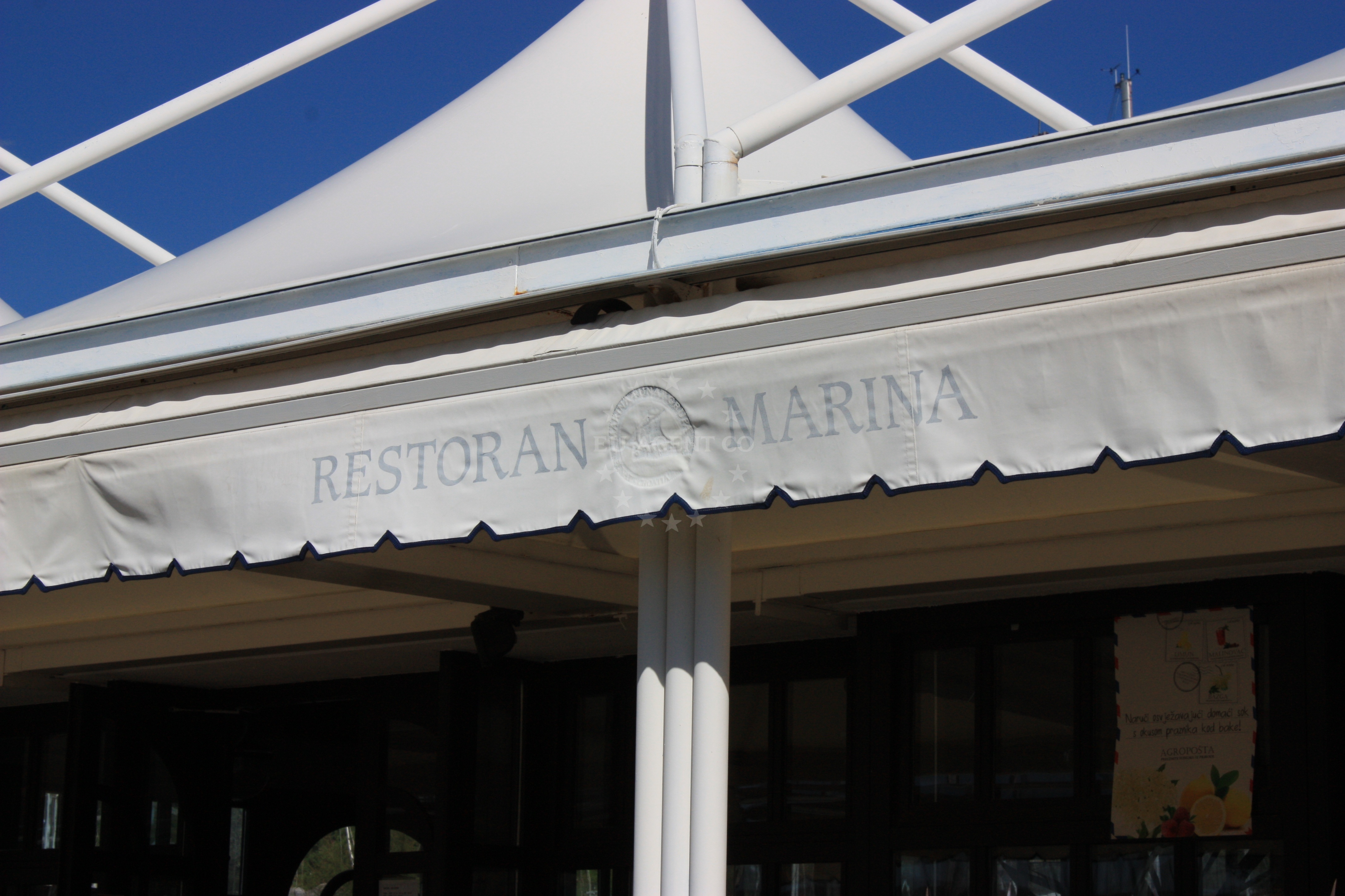 Dining area at Marina Restaurant, Punat, Krk