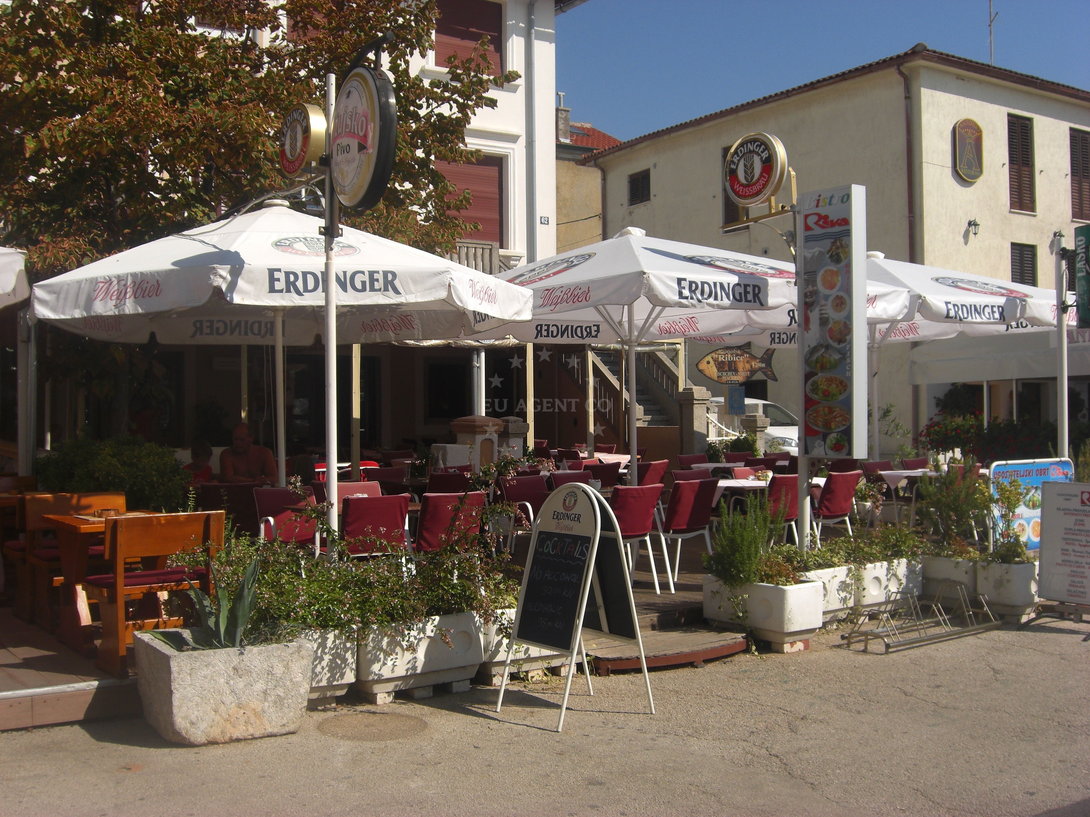 Restaurant Riva in Punat, Krk, serving fresh fish dishes