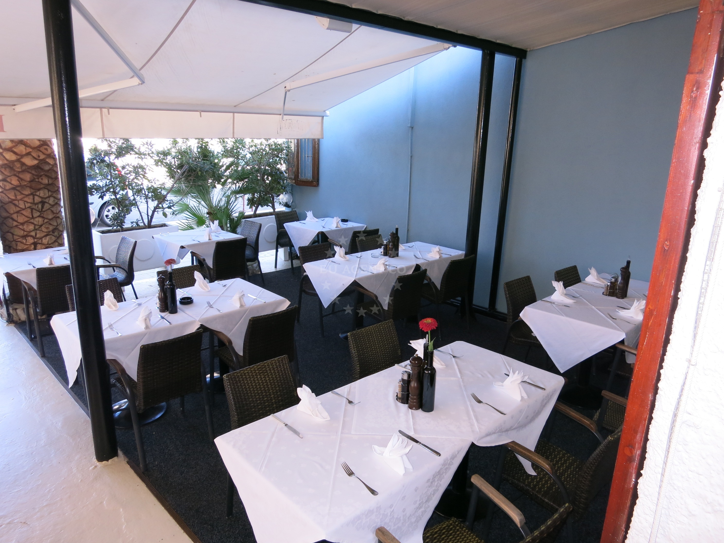 Baracuda Restaurant, Mali Losinj. Menu showcasing fresh seafood and local dishes.
