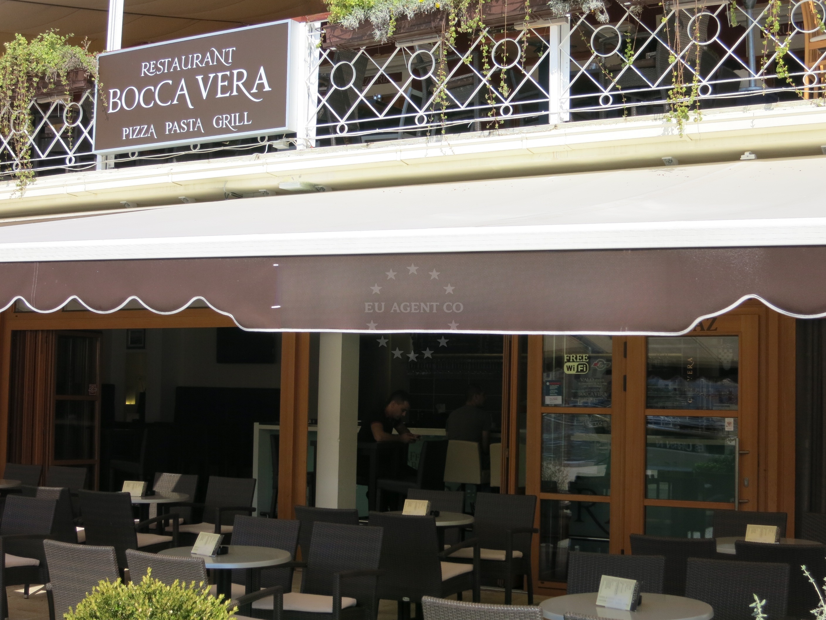 Bocca Vera Restaurant in Mali Losinj, Croatia with Adriatic Sea views