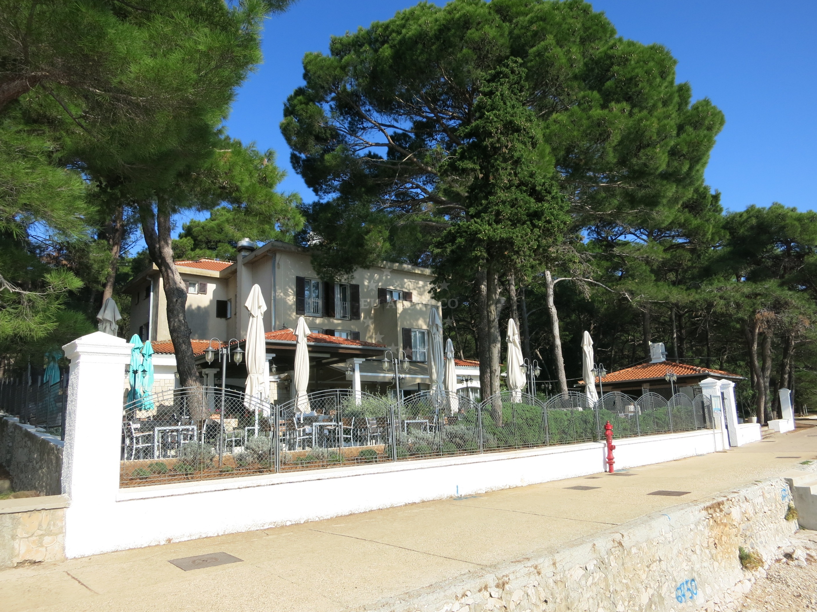 Hotel rooms at Diana Restaurant, Mali Losinj