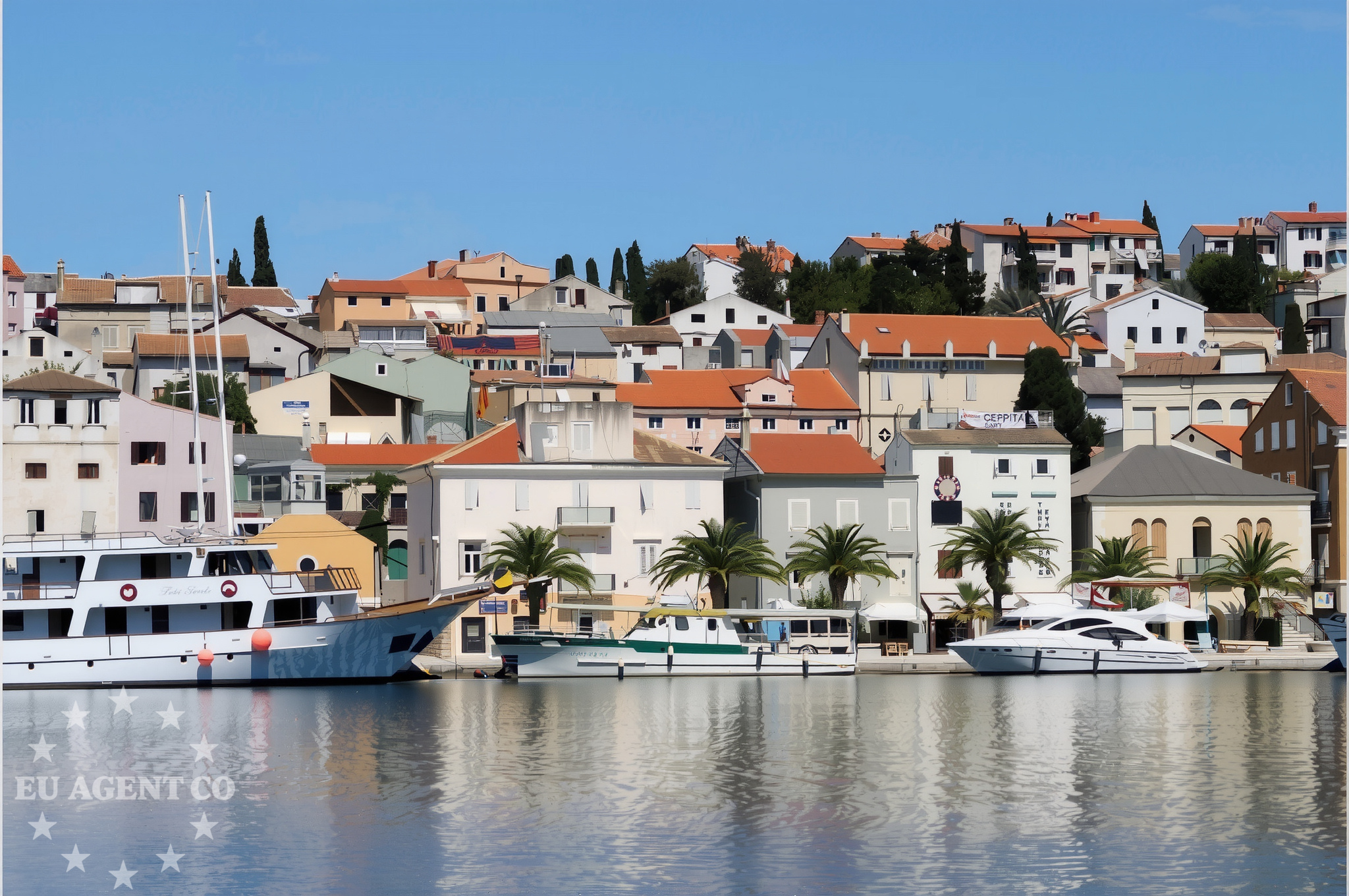 Restaurant in Mali Losinj overlooking the Adriatic Sea