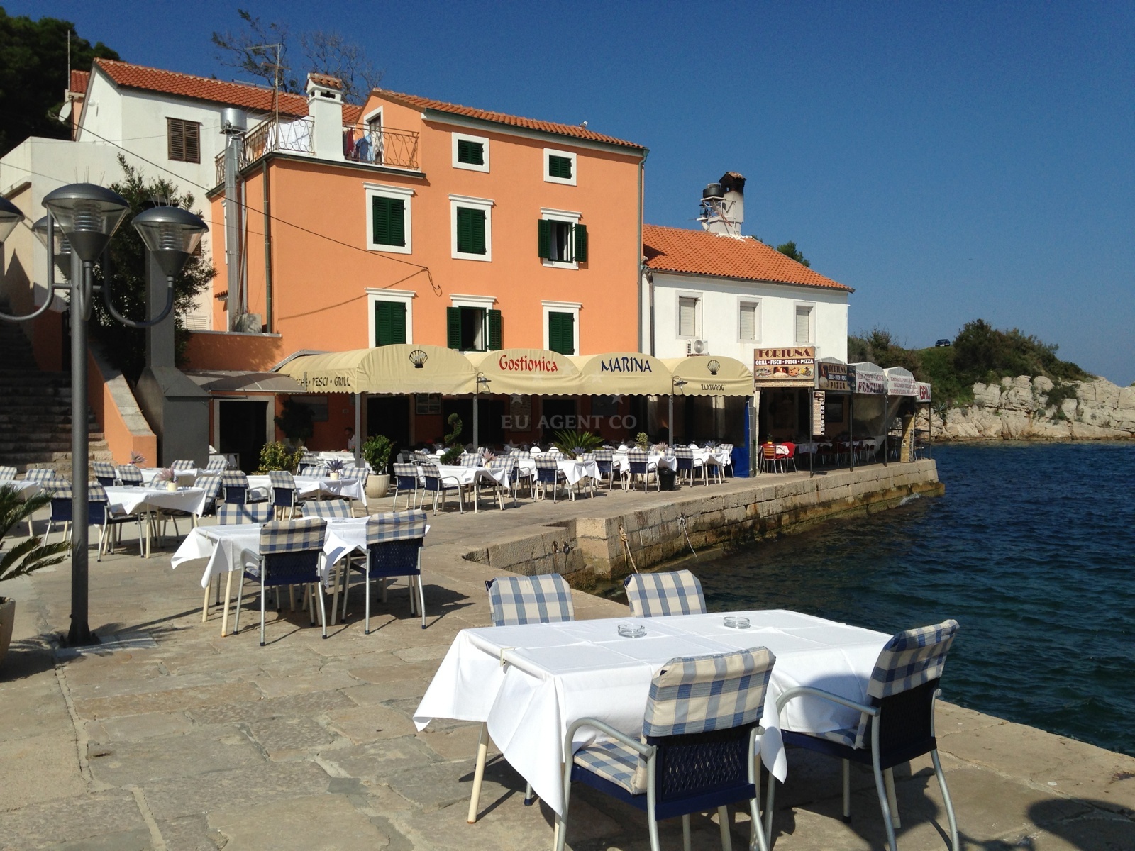 Marina Restaurant in Veli Lošinj with panoramic views of the Adriatic Sea
