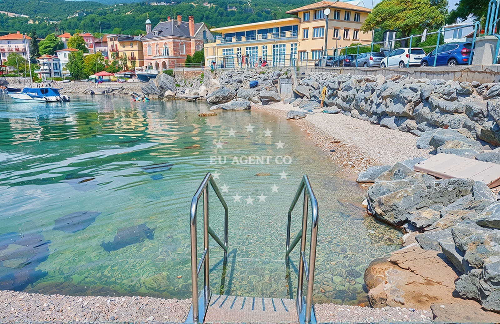 Lovran restaurant with Adriatic Sea views