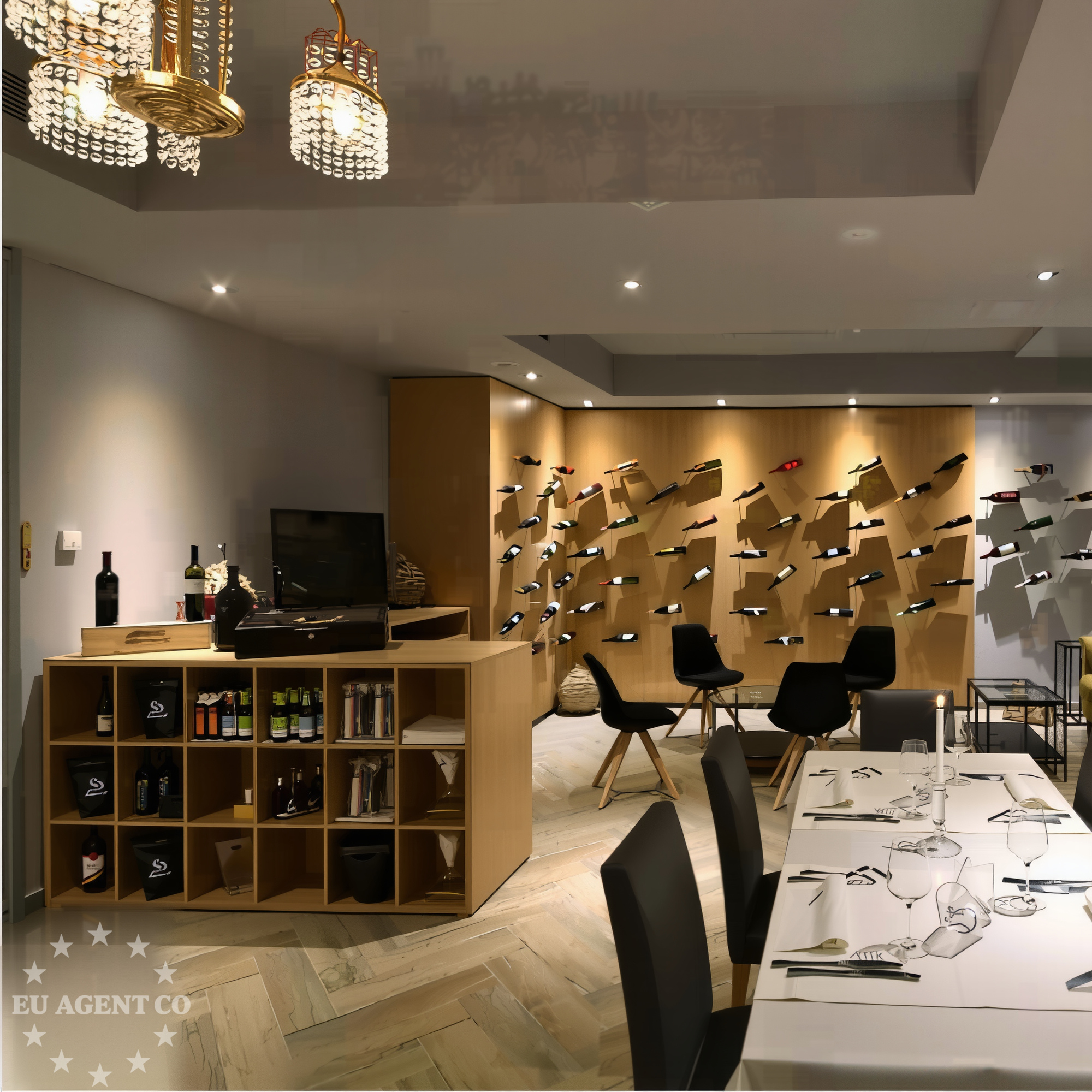 Dining area overlooking the Adriatic Sea
