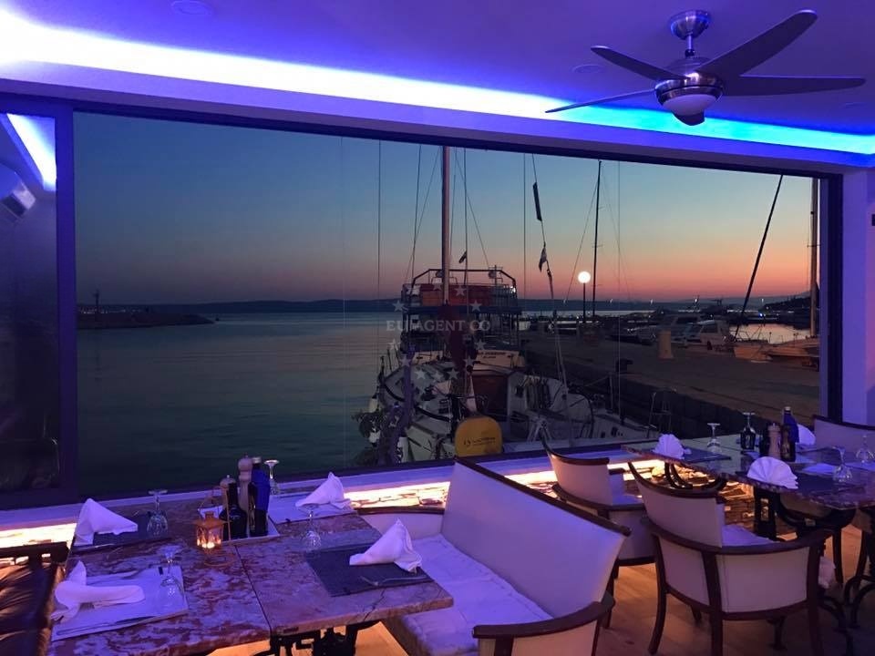 Harbor view from Bistro & Caffe Bar Marina, Novi Vinodolski