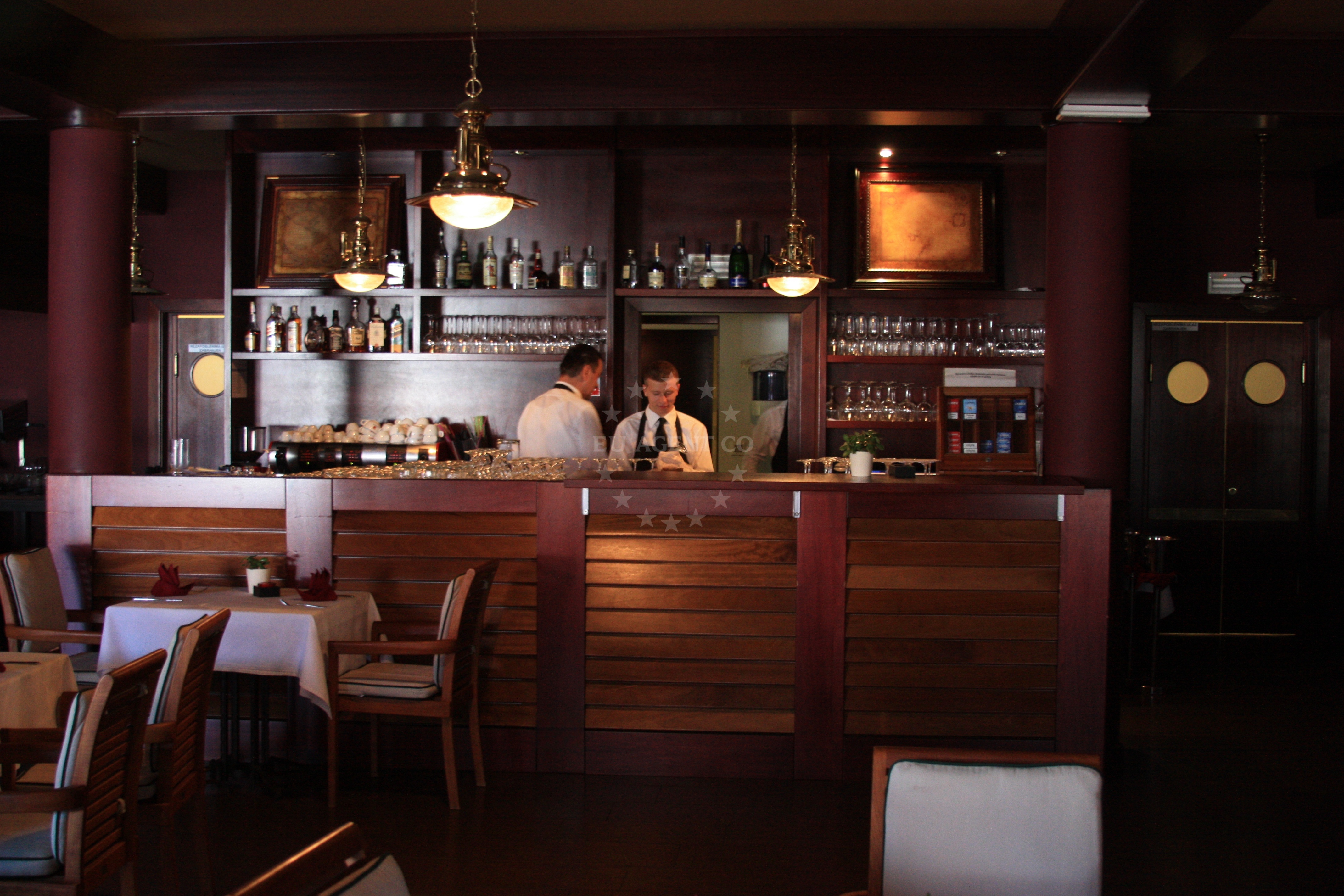 Dining area at Navigare Restaurant, Novigrad Istarski