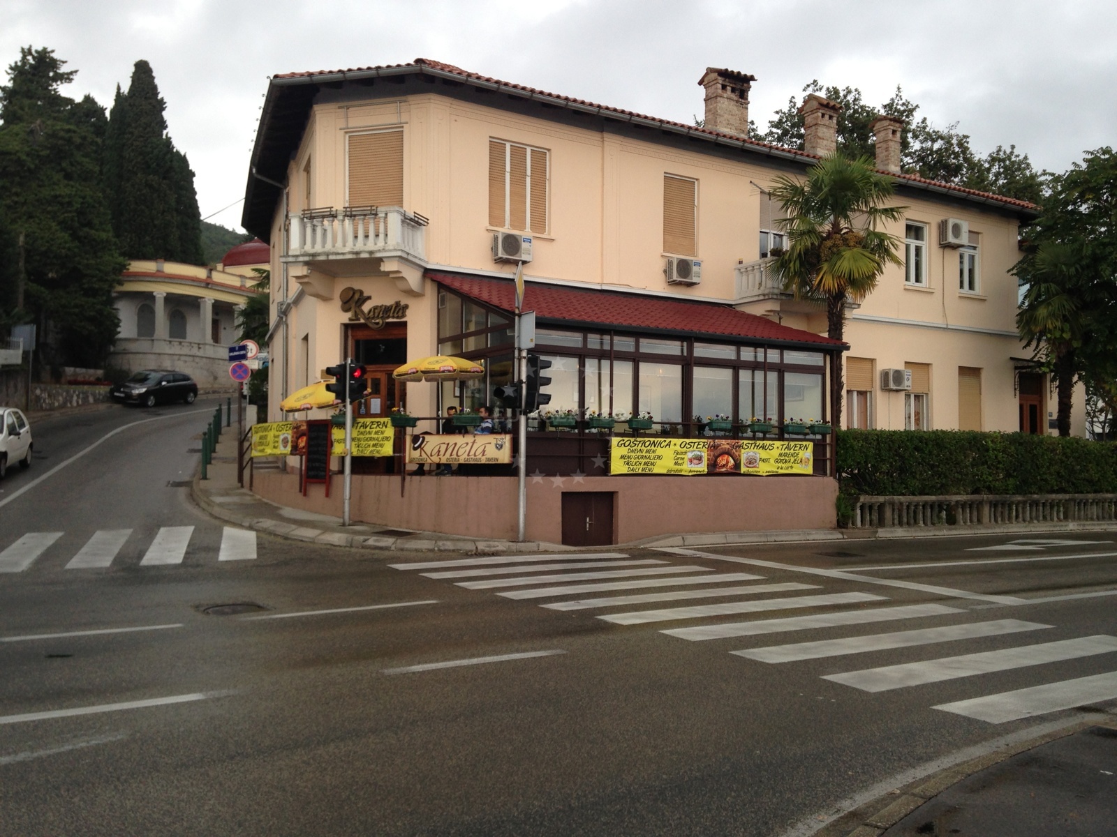 Kaneta Restaurant in Opatija, Croatia, serving traditional Croatian cuisine