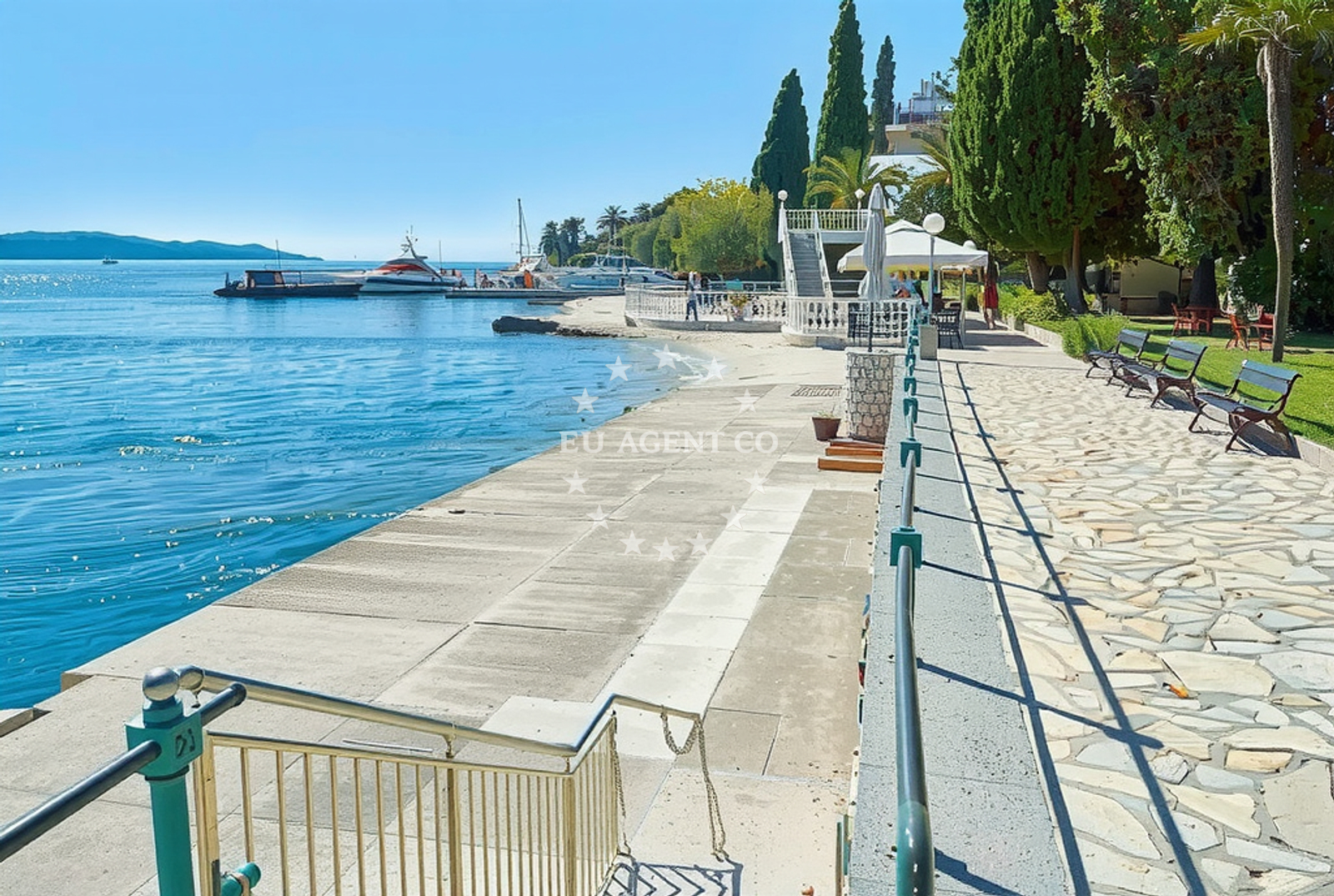 Wine selection and dining area at Ruzmarin Restaurant, Opatija