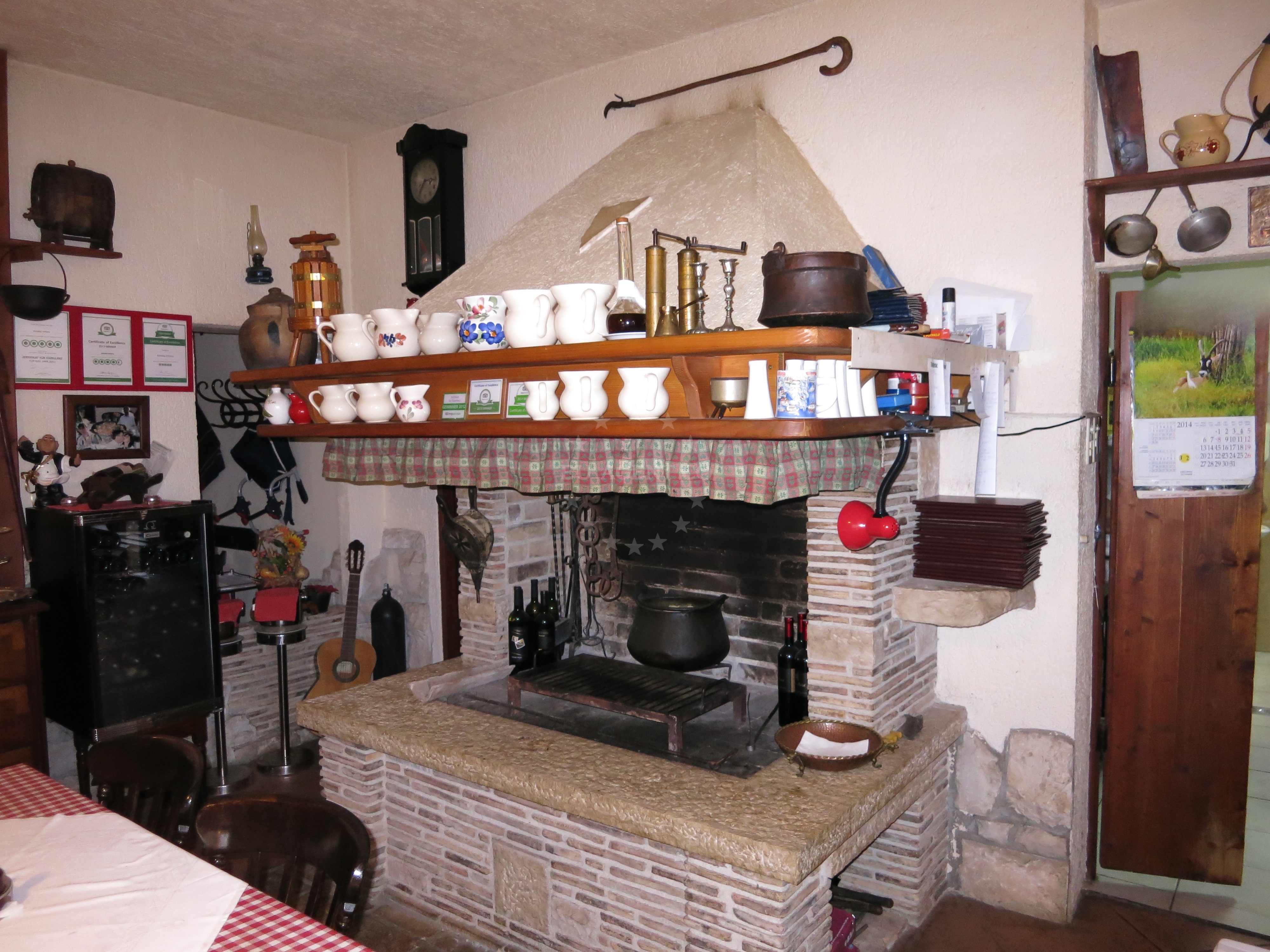 Traditional Istrian cuisine at Konoba Istriana, overlooking the Adriatic Sea