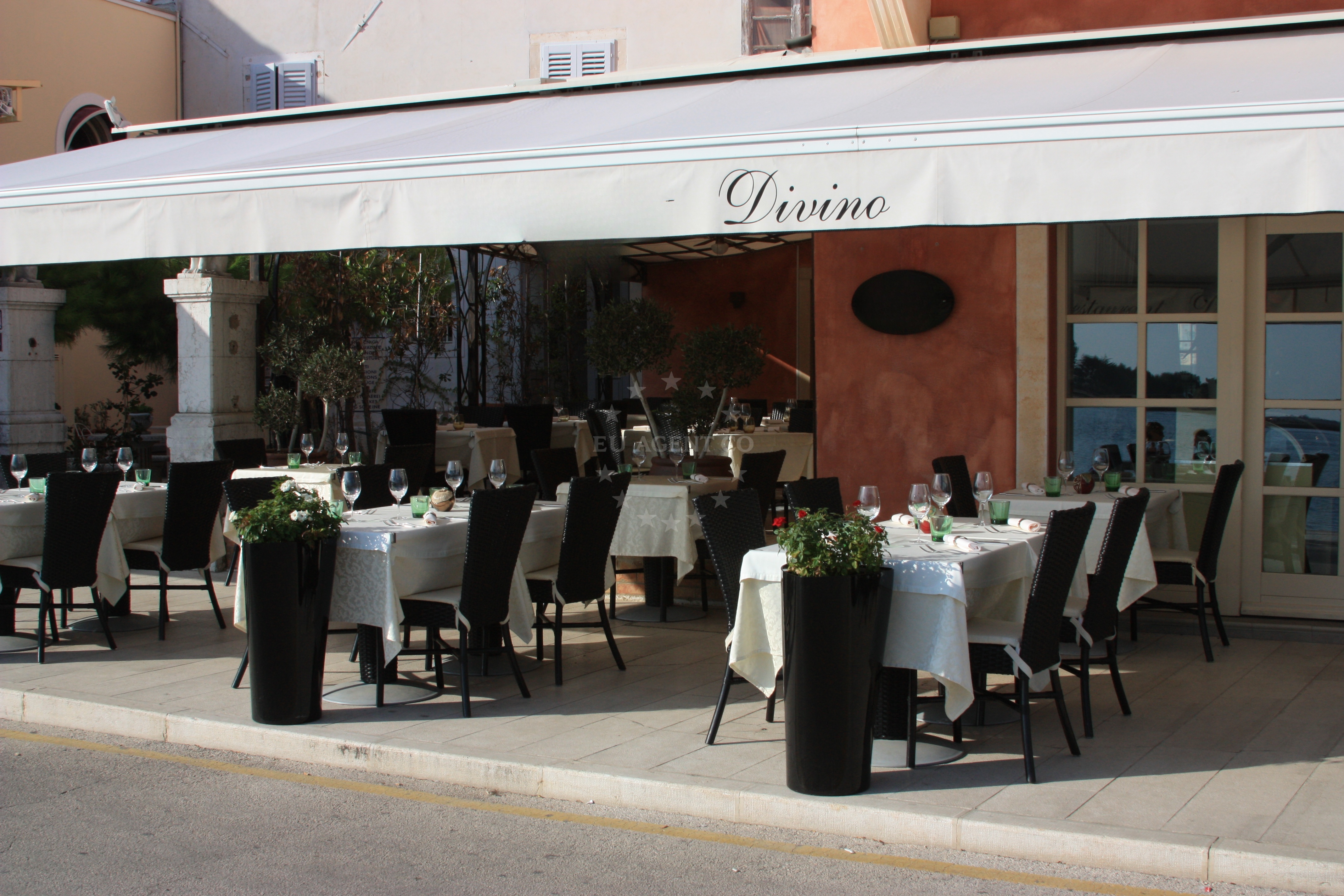 Divino Restaurant in Poreč, Croatia with Adriatic Sea views