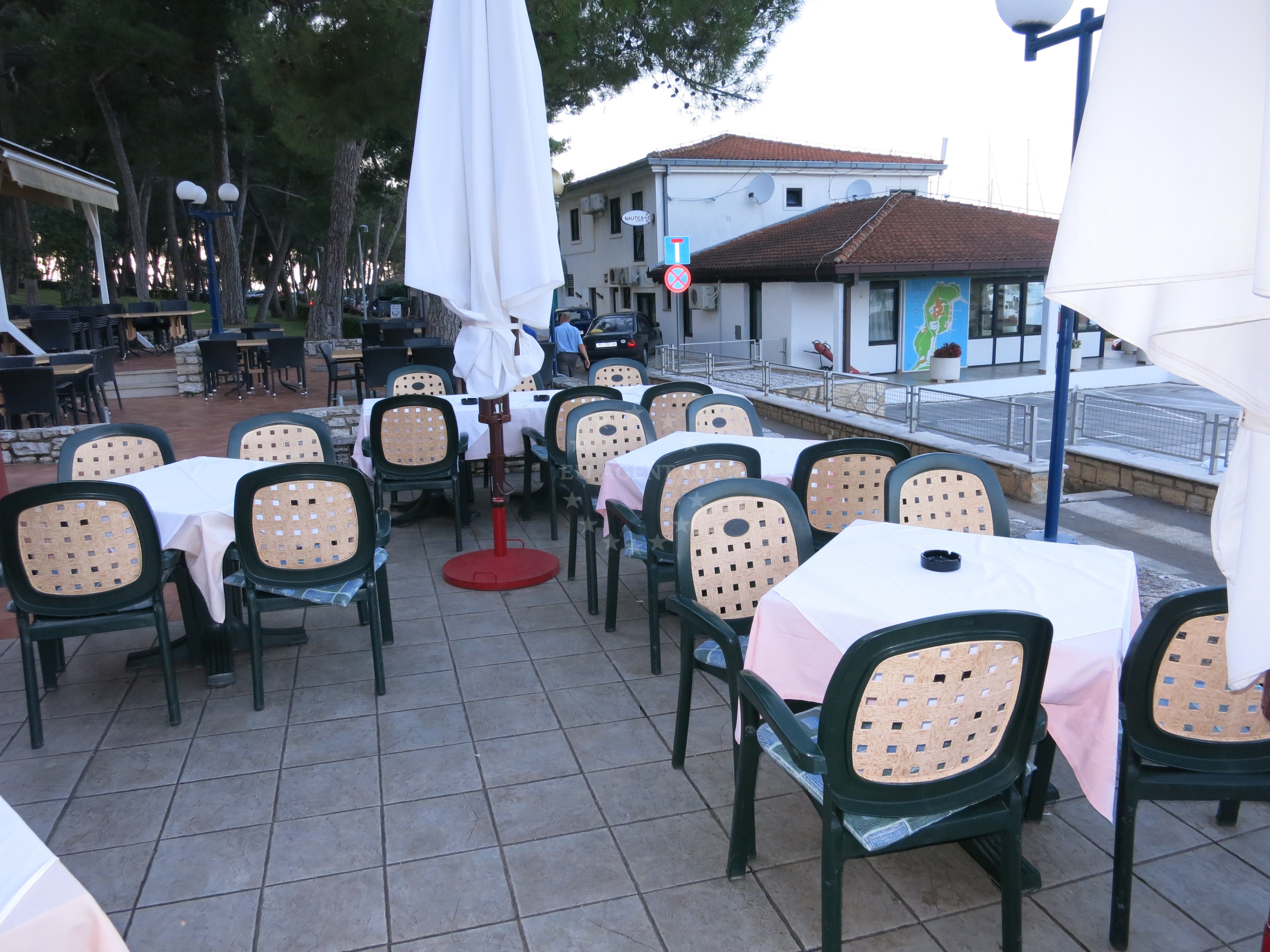 Marina Parentium view from Grill Sport Marina, Poreč