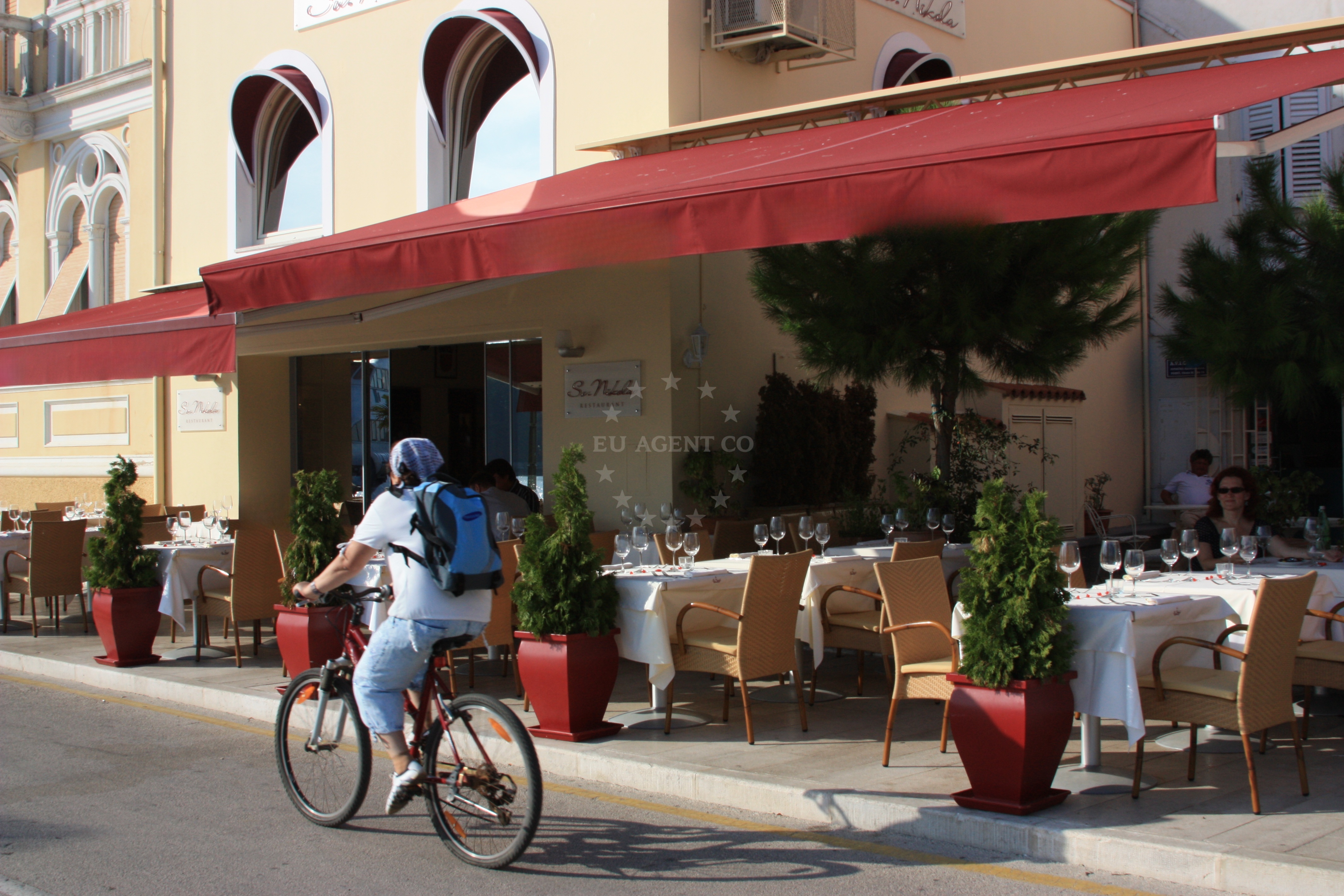 Sveti Nikola Restaurant exterior with Adriatic views