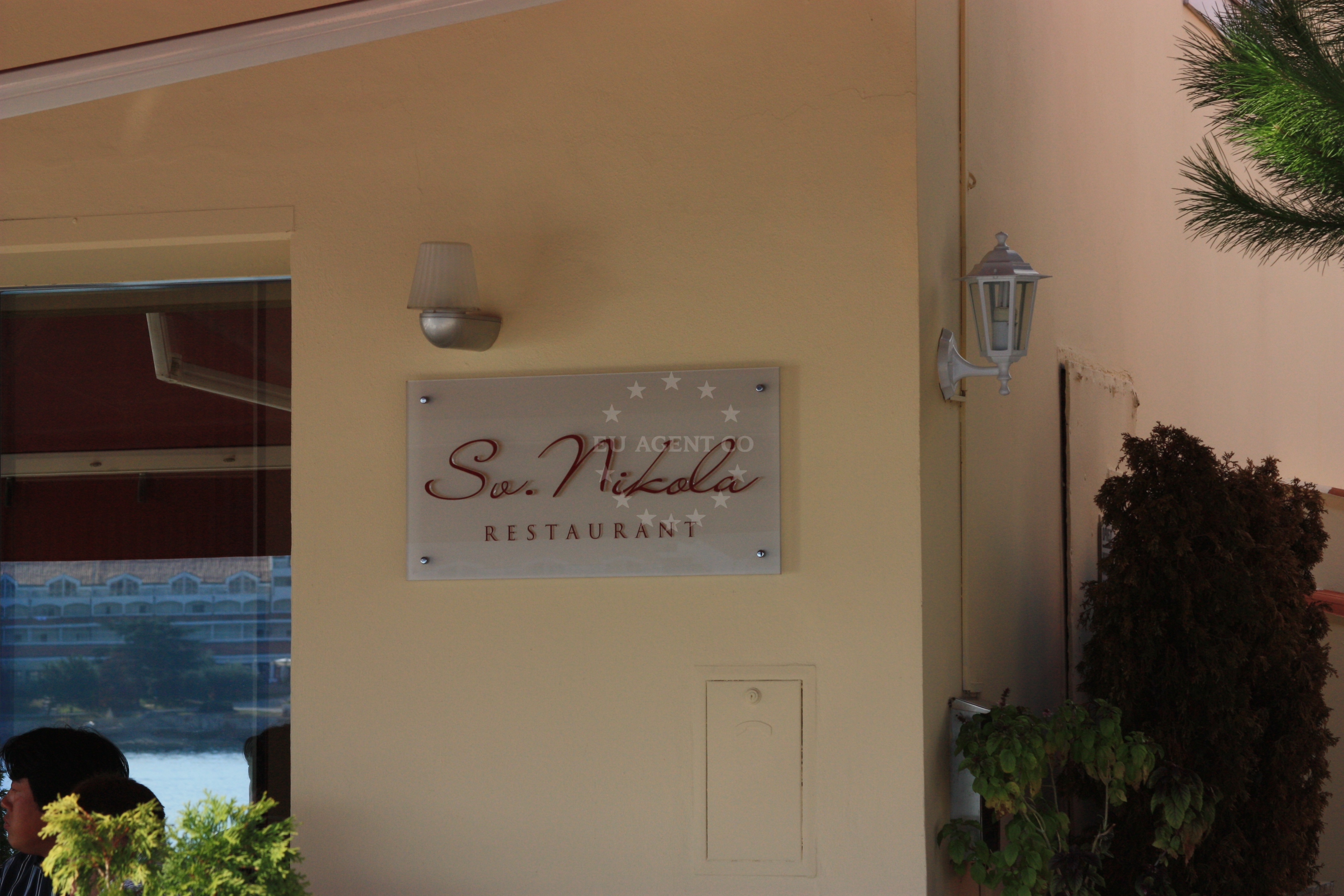 Dining area at Sveti Nikola with nautical-themed decor