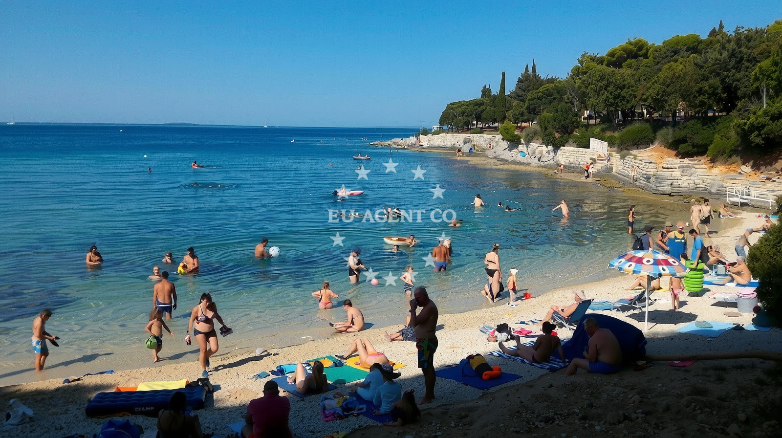 Restaurant in Pula, Istria and Kvarner, Croatia with Adriatic views