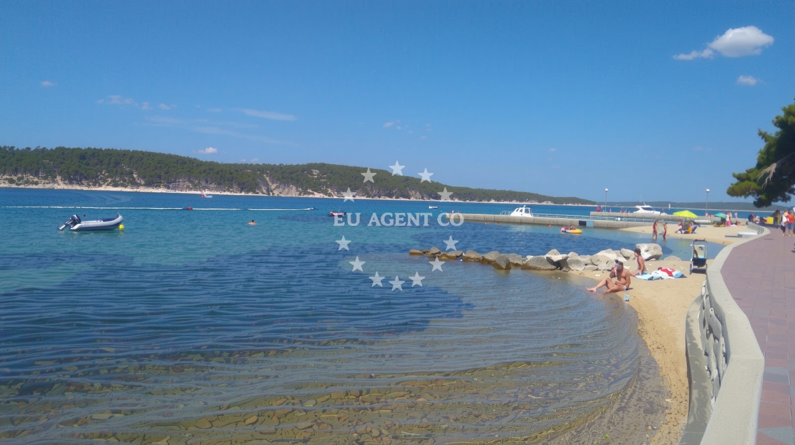 Barbat Restaurant on Rab Island, Croatia