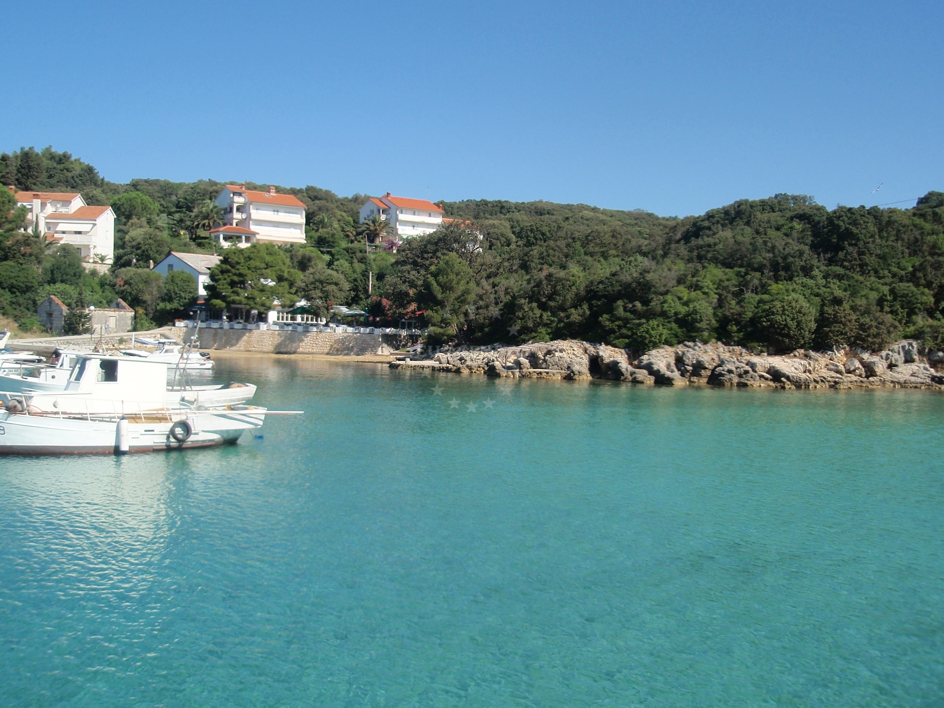 Rab Gozinka Restaurant with Adriatic Sea views, located near marinas and beaches on the island of Rab, Croatia