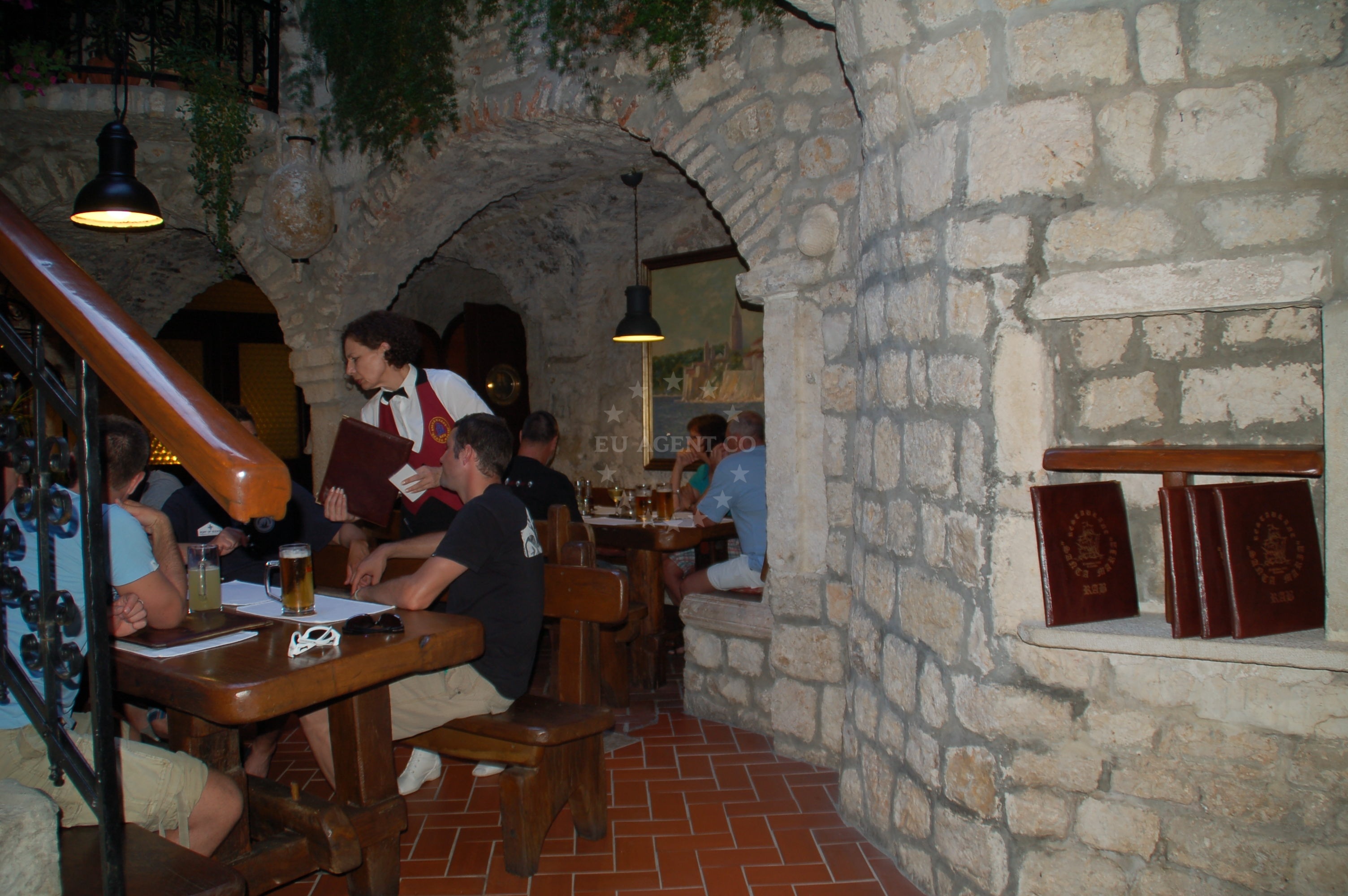 Santa Maria Restaurant in Rab, Croatia with Adriatic Sea views