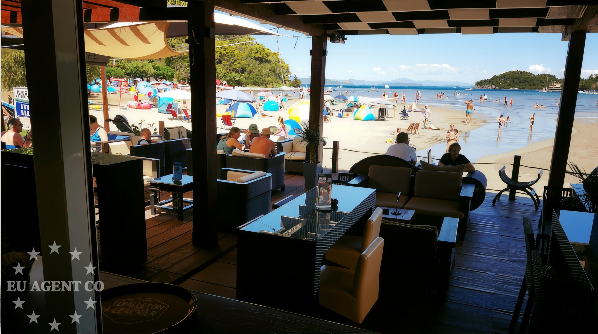 Restaurant Suha Punta exterior with Adriatic Sea view
