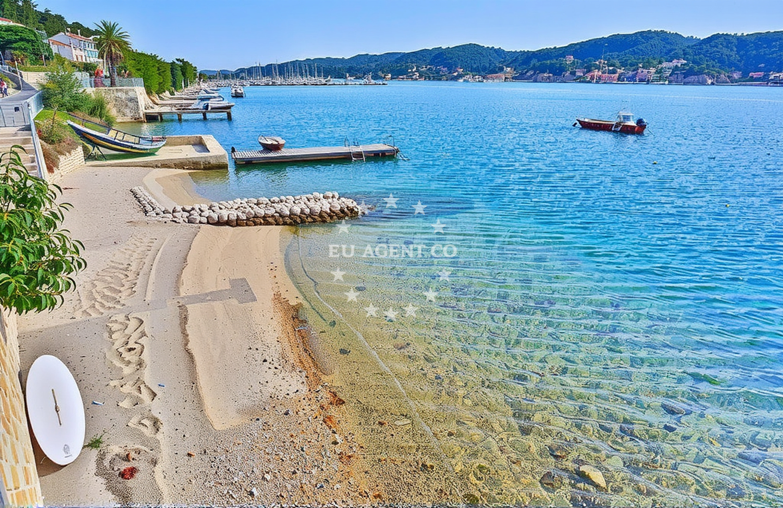 Fresh seafood dishes at Restaurant Royal, Supetar, Rab