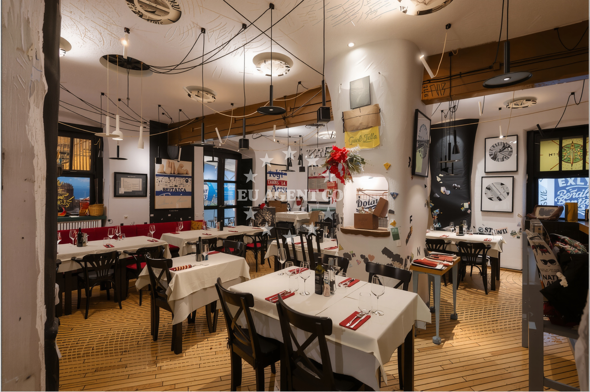 Adriatic cuisine served at a restaurant in Rijeka, Croatia