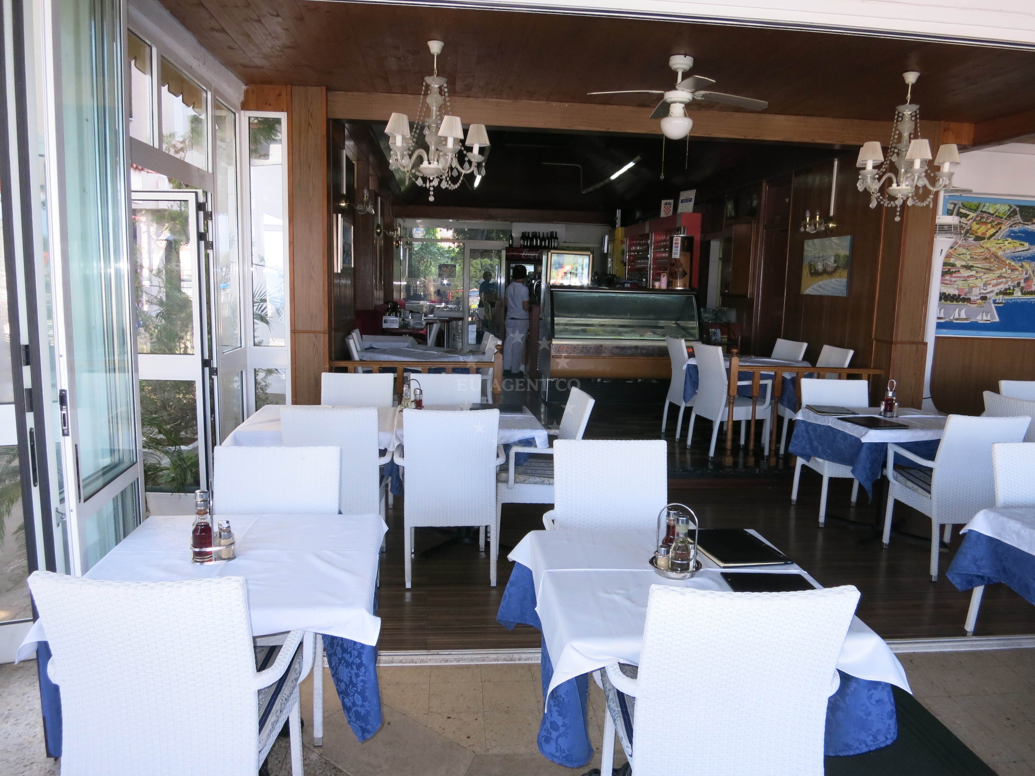 Sea view from Delfin Restaurant, Rovinj