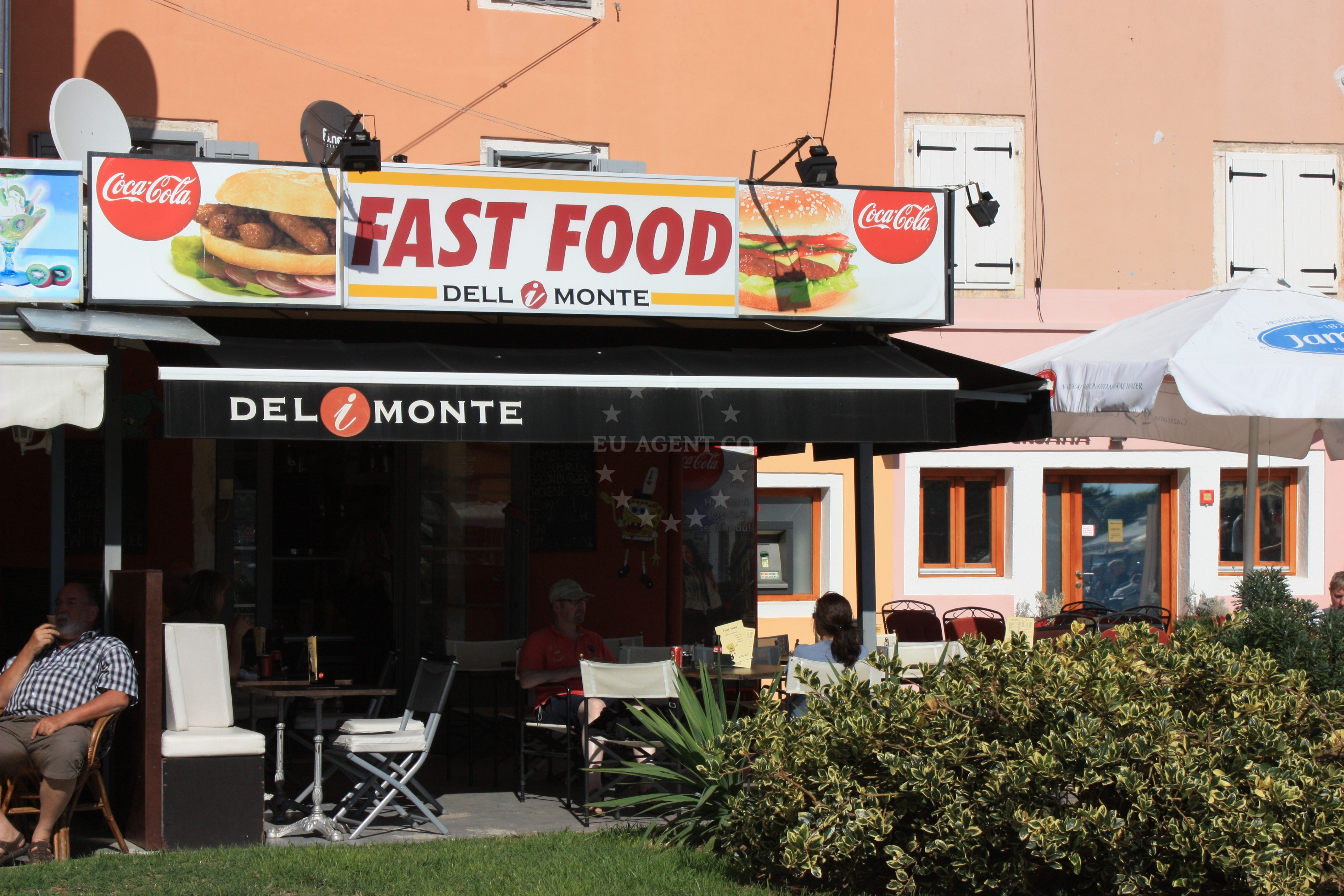 Dell Monte Restaurant in Rovinj, Croatia, offering fast food near ACI Marina