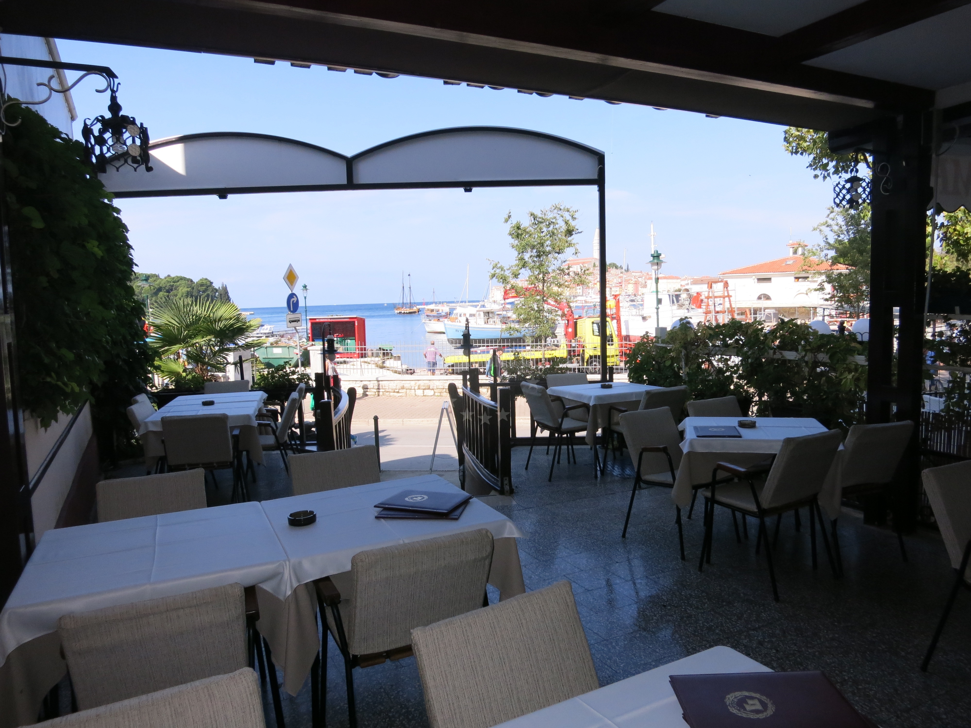 Fresh seafood at Lavor Restaurant near ACI Marina Rovinj