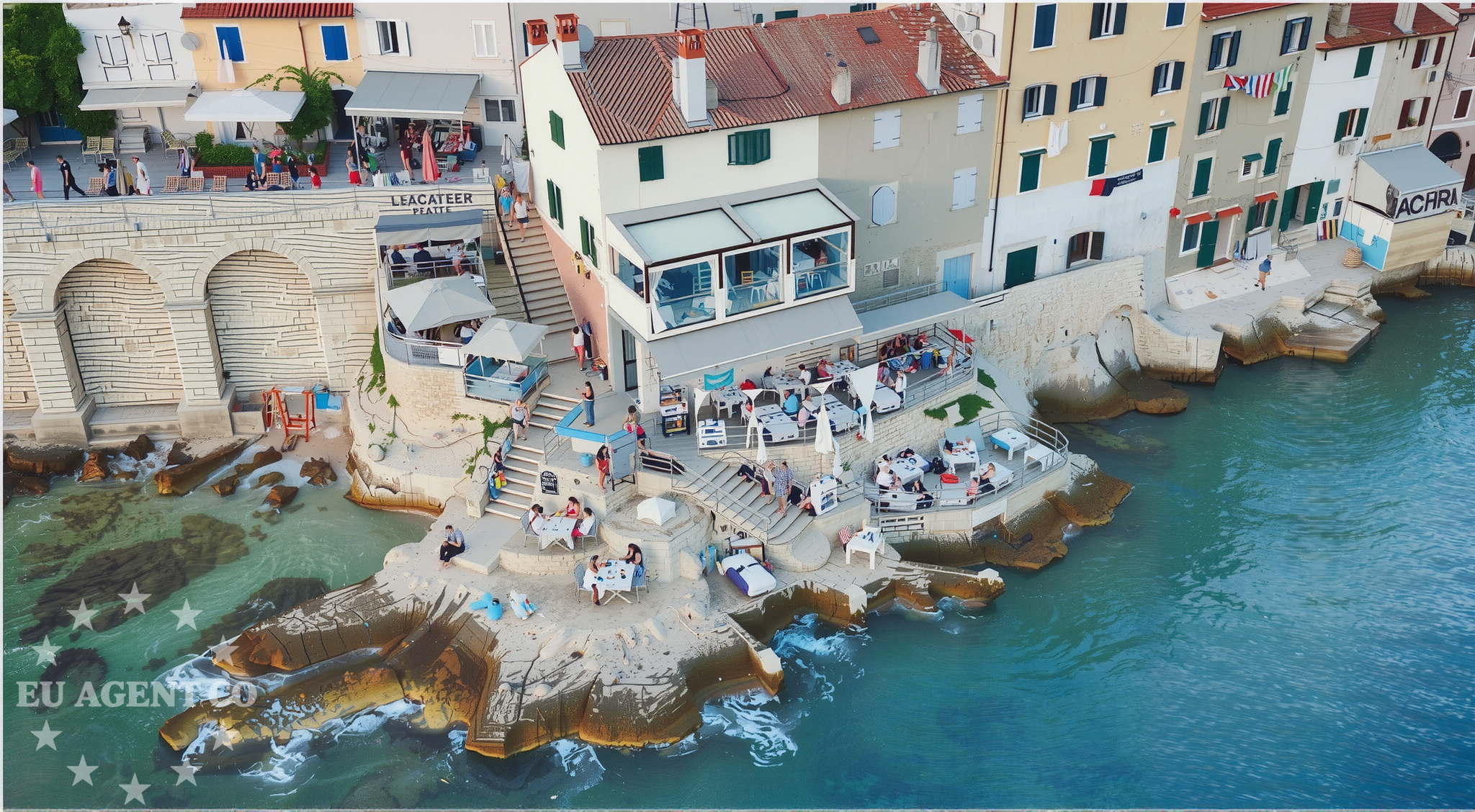 Traditional Istrian dishes served at the restaurant, including seafood and grilled meats