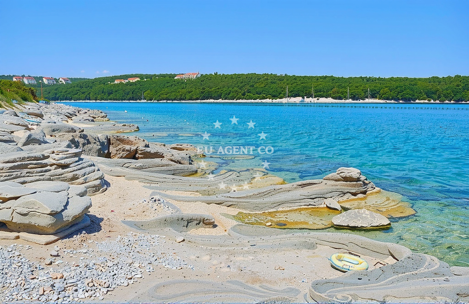 Vinjole Harbour, Šegotići, near the restaurant