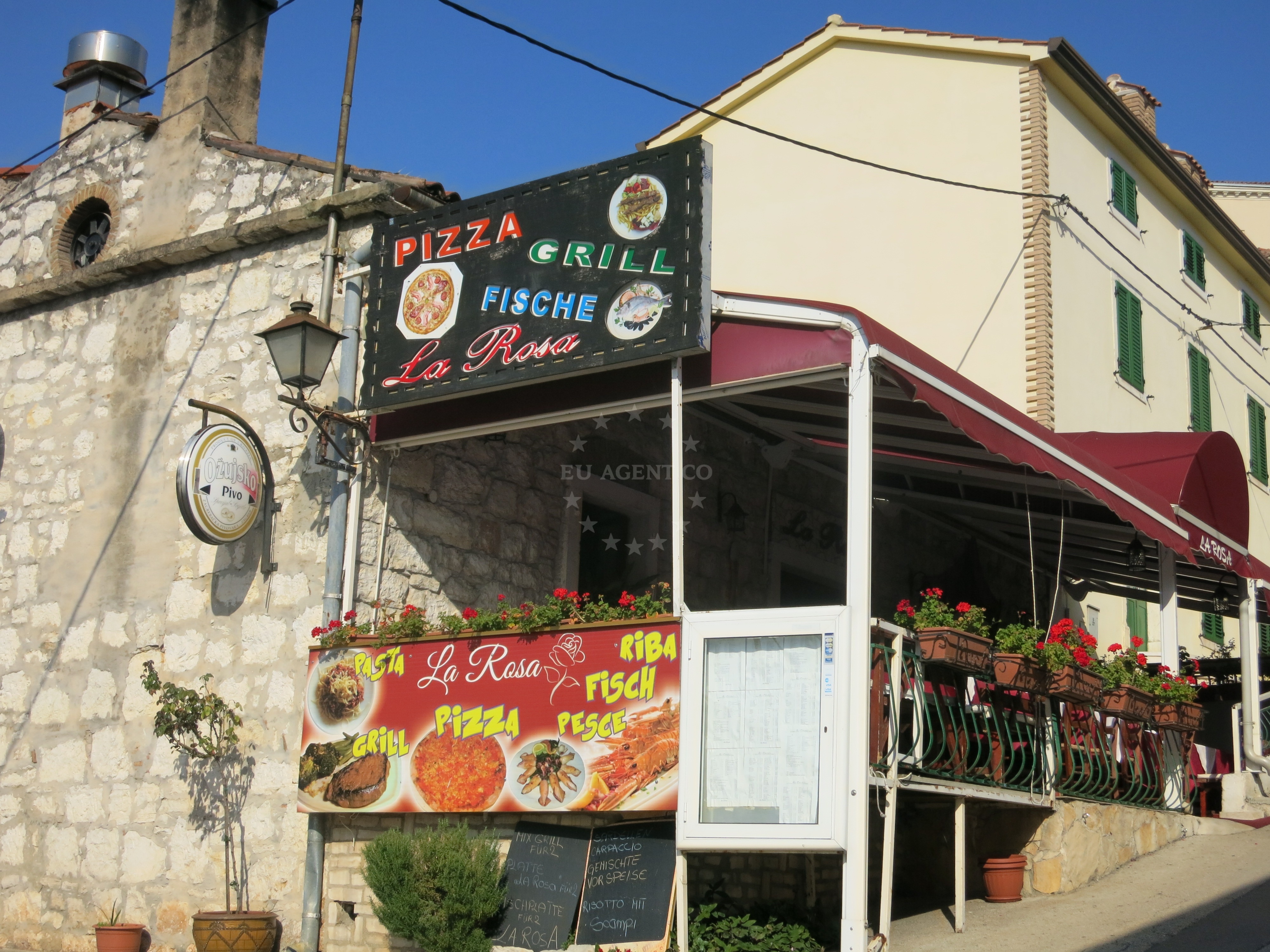 La Rosa 1 Restaurant in Vrsar, Istria and Kvarner, Croatia