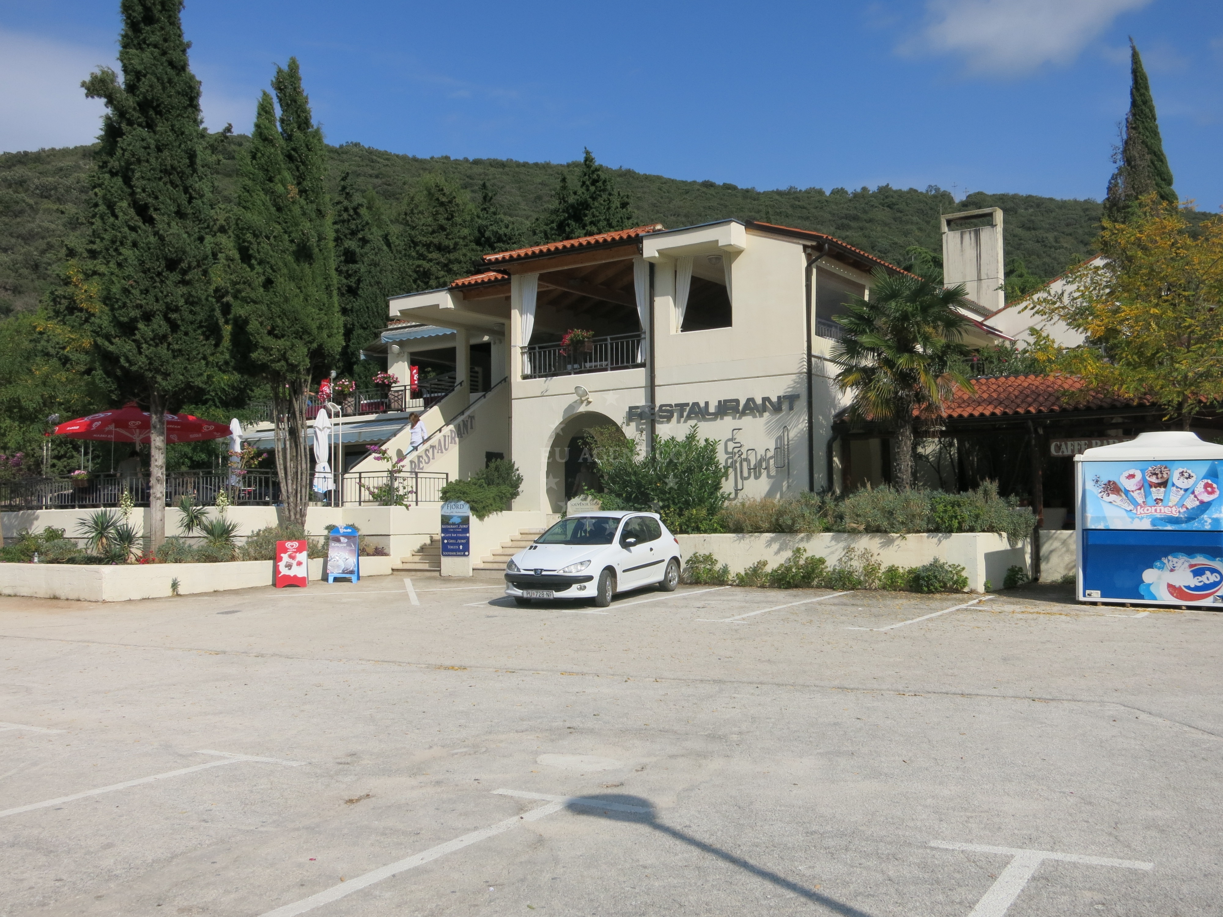 Restaurant Fjord in Vrsar, Istria and Kvarner, Croatia with views of the Adriatic Sea