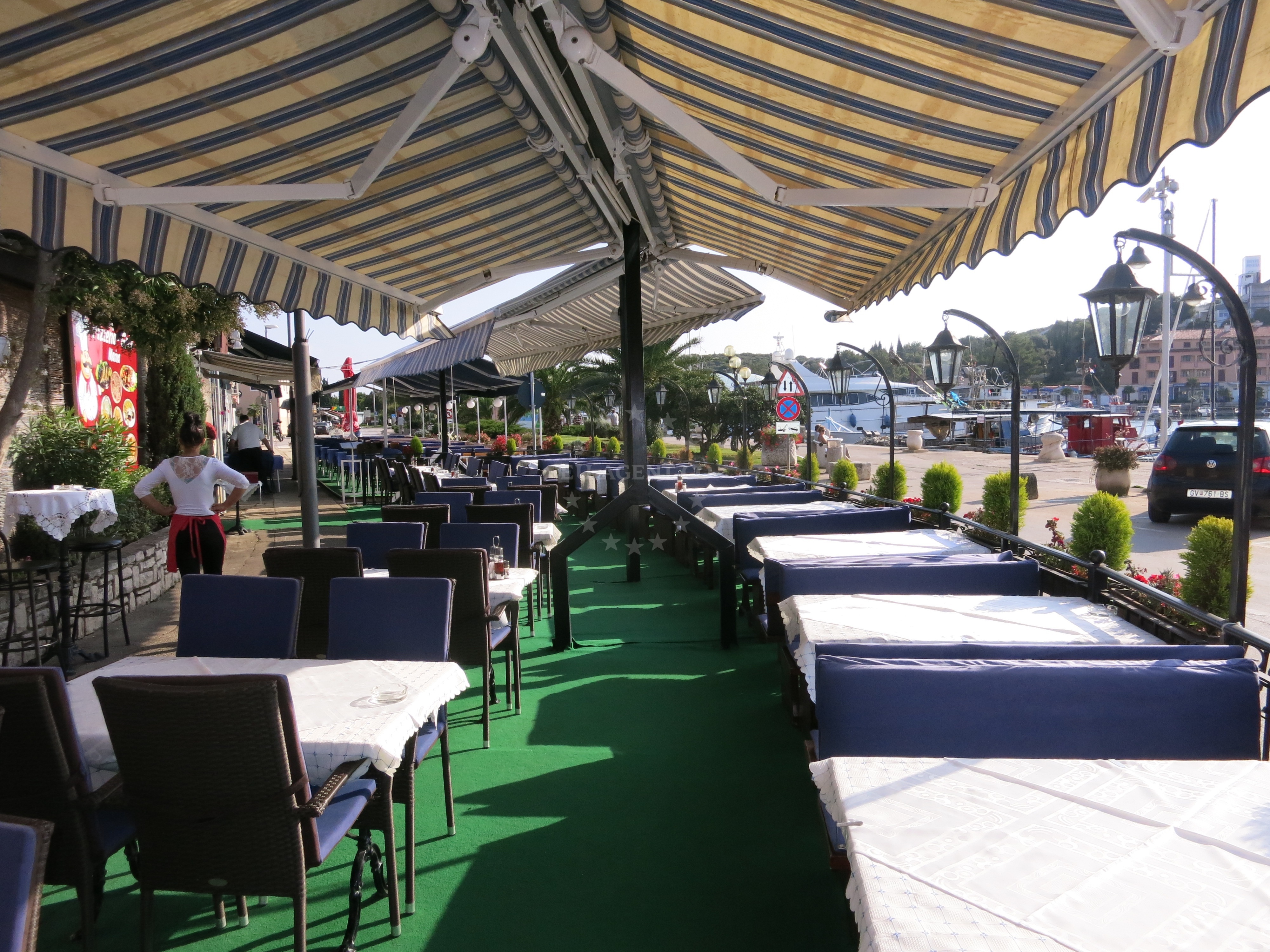 Restaurant Marina in Vrsar, Istria & Kvarner, overlooking the Adriatic Sea